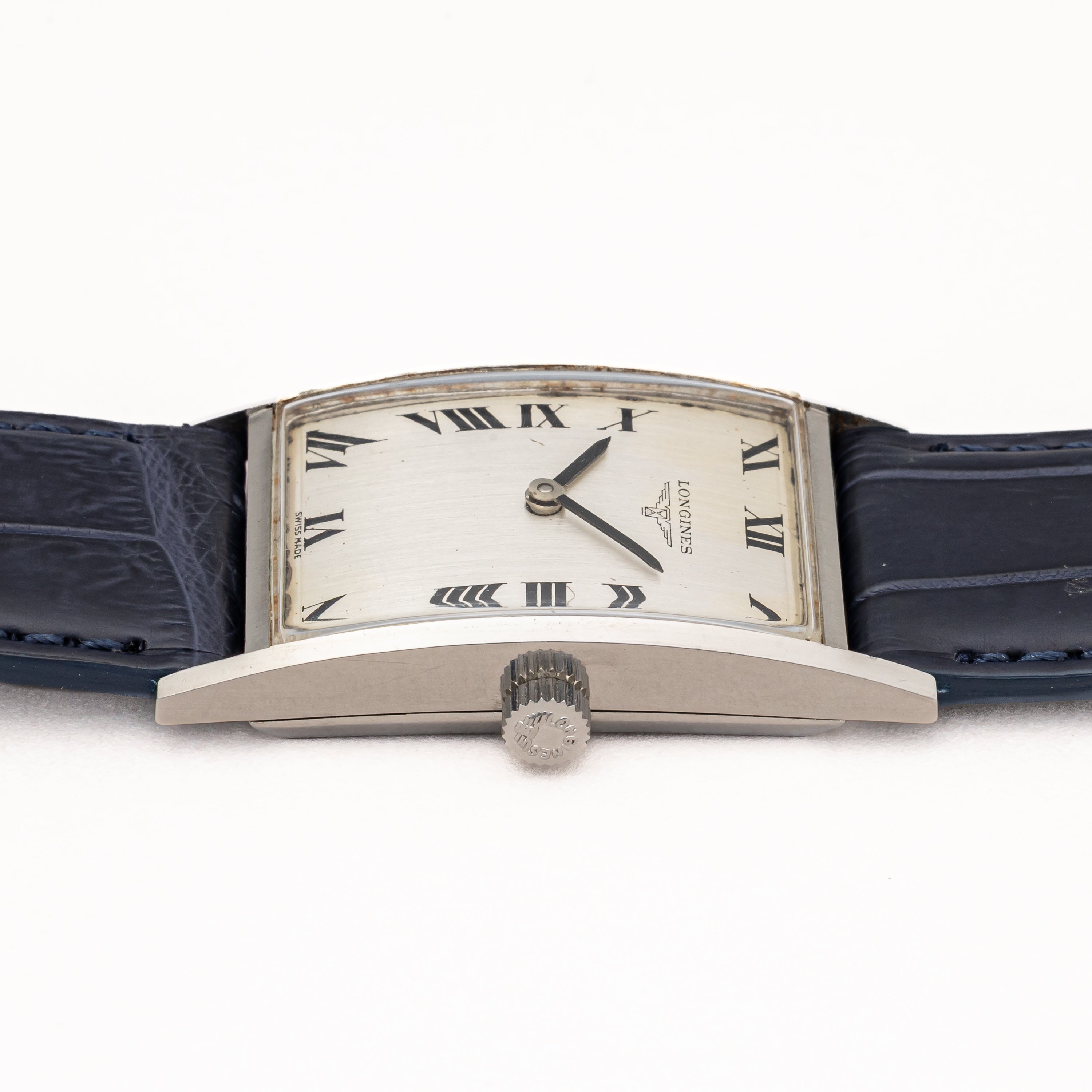 ロンジン レクタンギュラー 1967年製 ローマンダイヤル 手巻 Cal. 370 純正尾錠付き