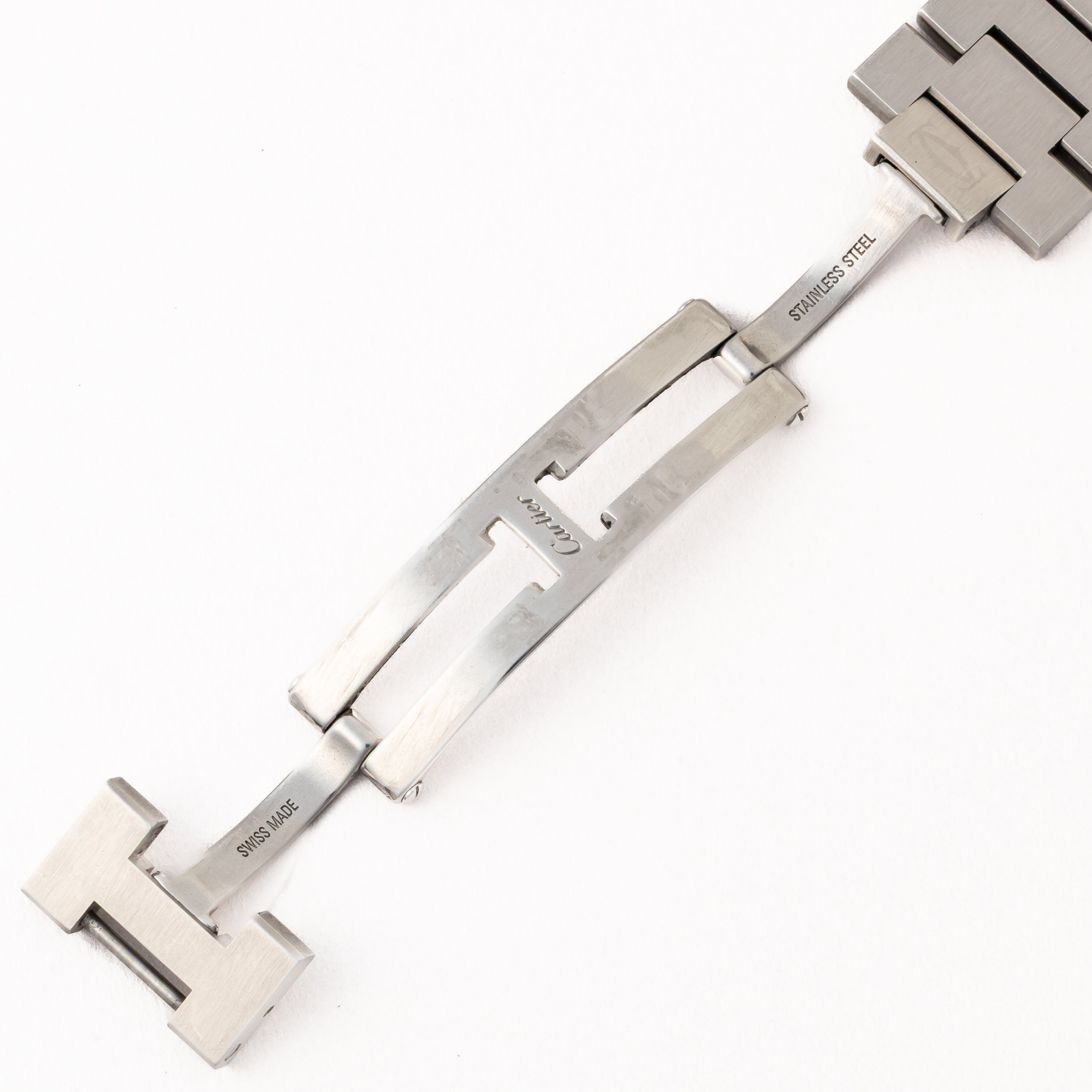 カルティエ パシャC メリディアン 2004年発行ギャラ Ref.2377 GMT シルバーダイヤル 箱、ギャラ付き