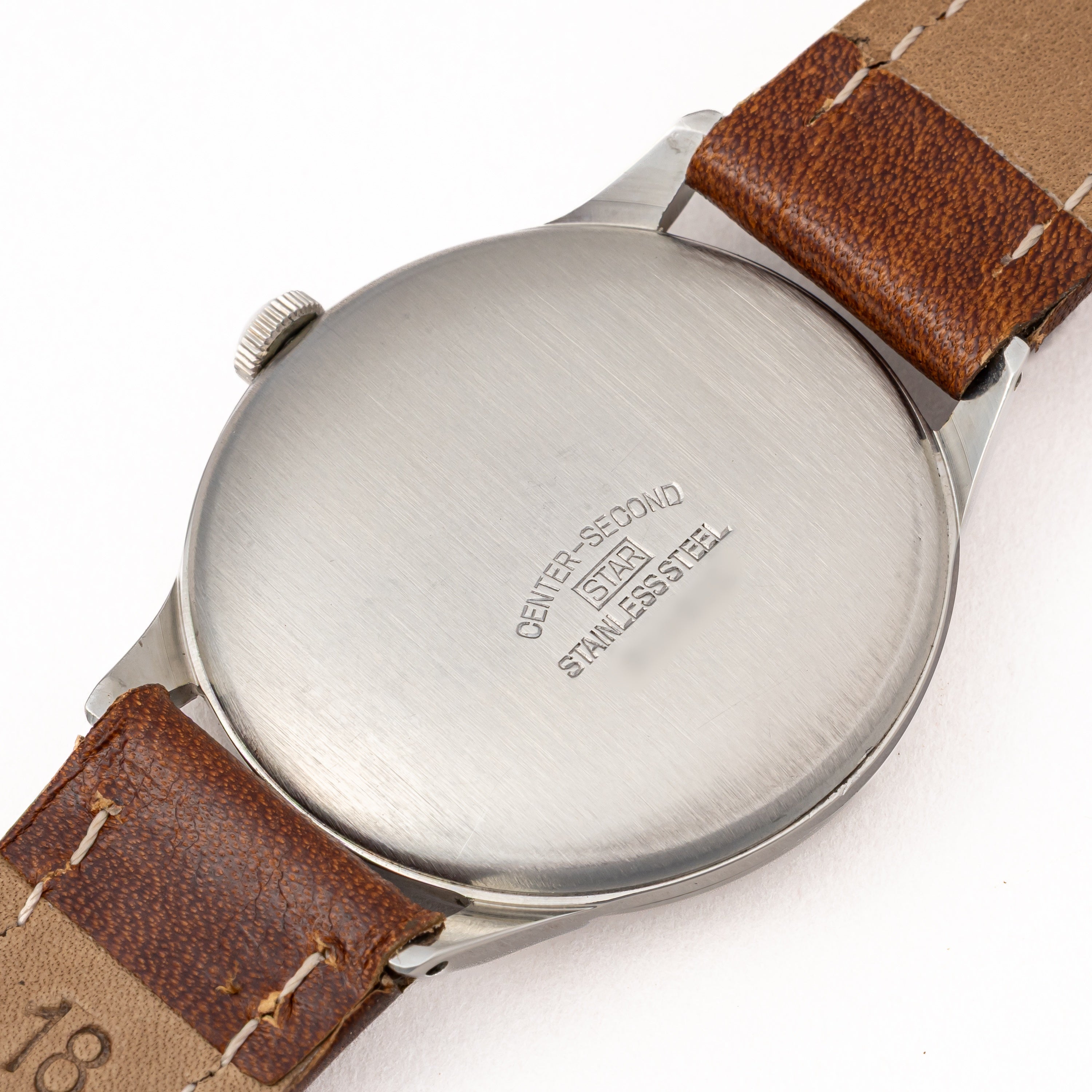 シチズン ラウンドケース パラショック 中三針 変わり文字盤 1955年製 手巻き