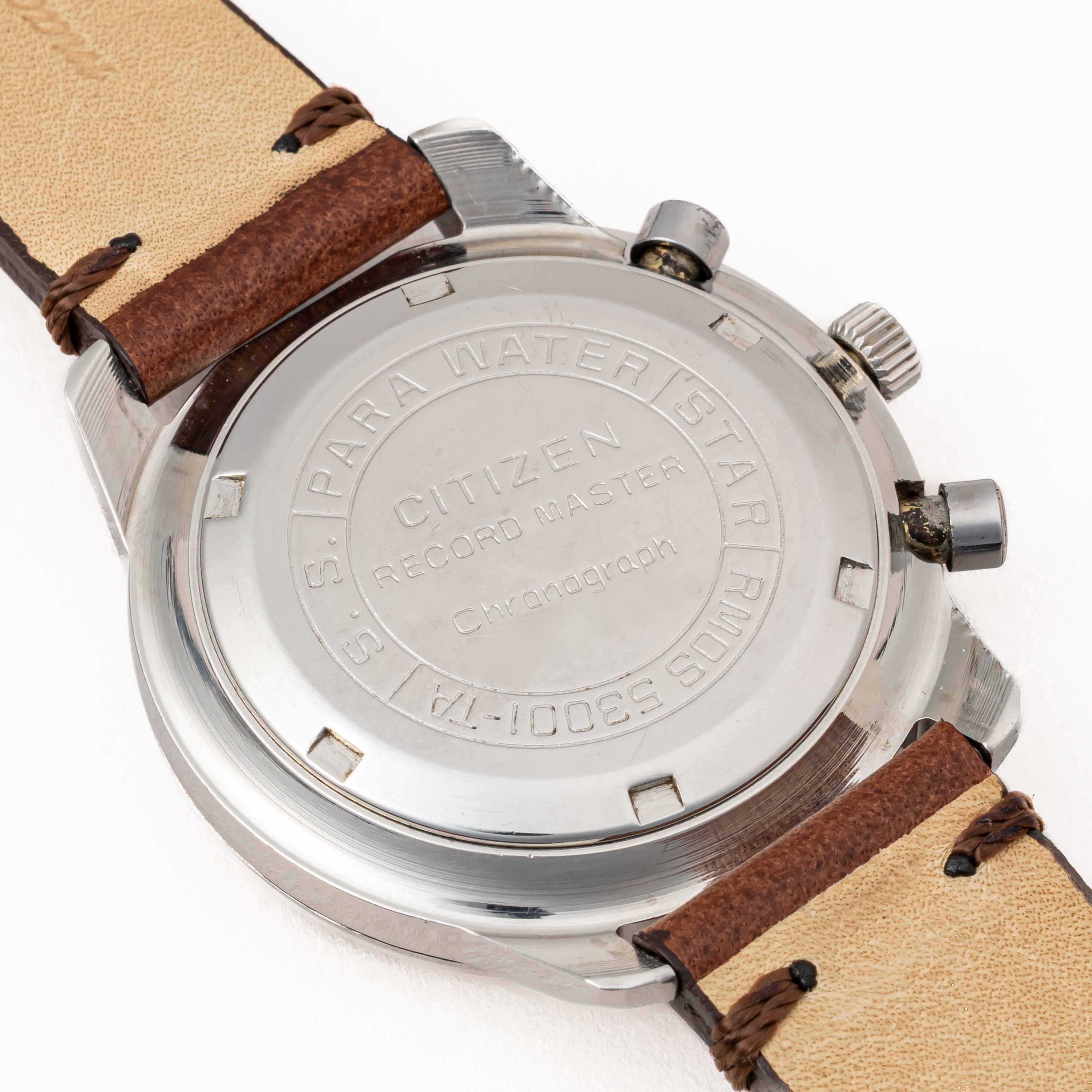 シチズン レコードマスター 1968年製 フライバック クロノグラフ ブラックダイヤル