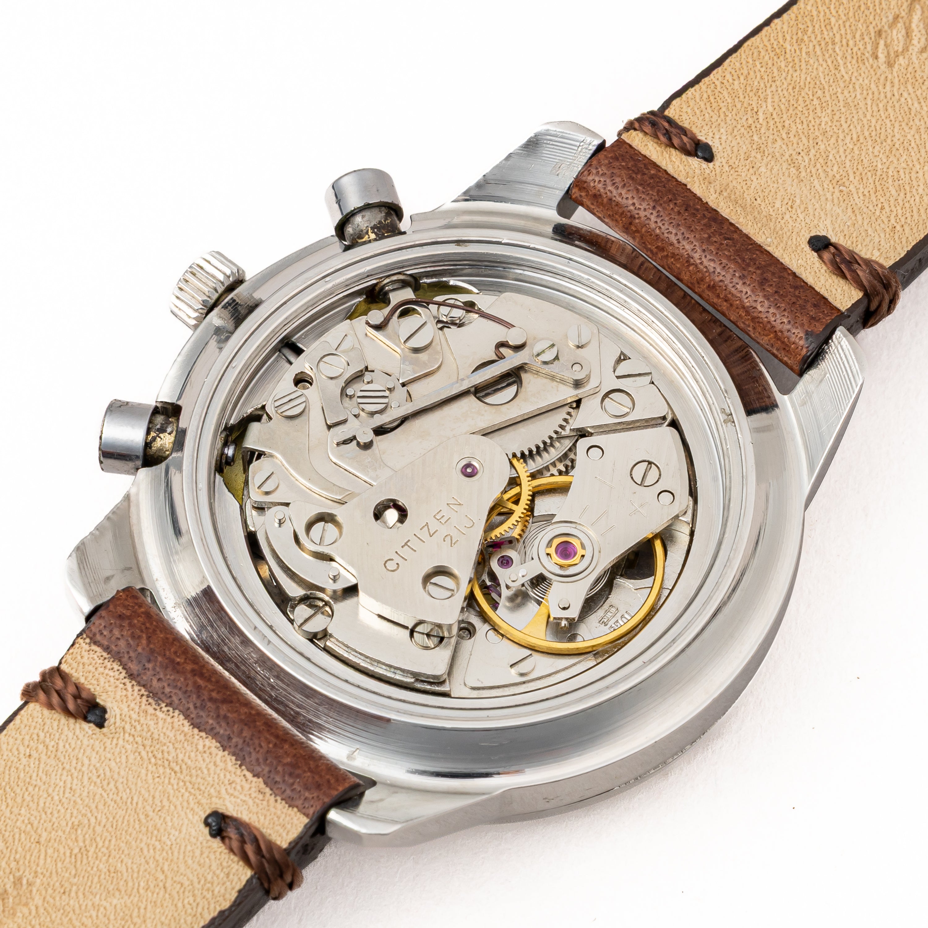 シチズン レコードマスター 1968年製 フライバック クロノグラフ ブラックダイヤル