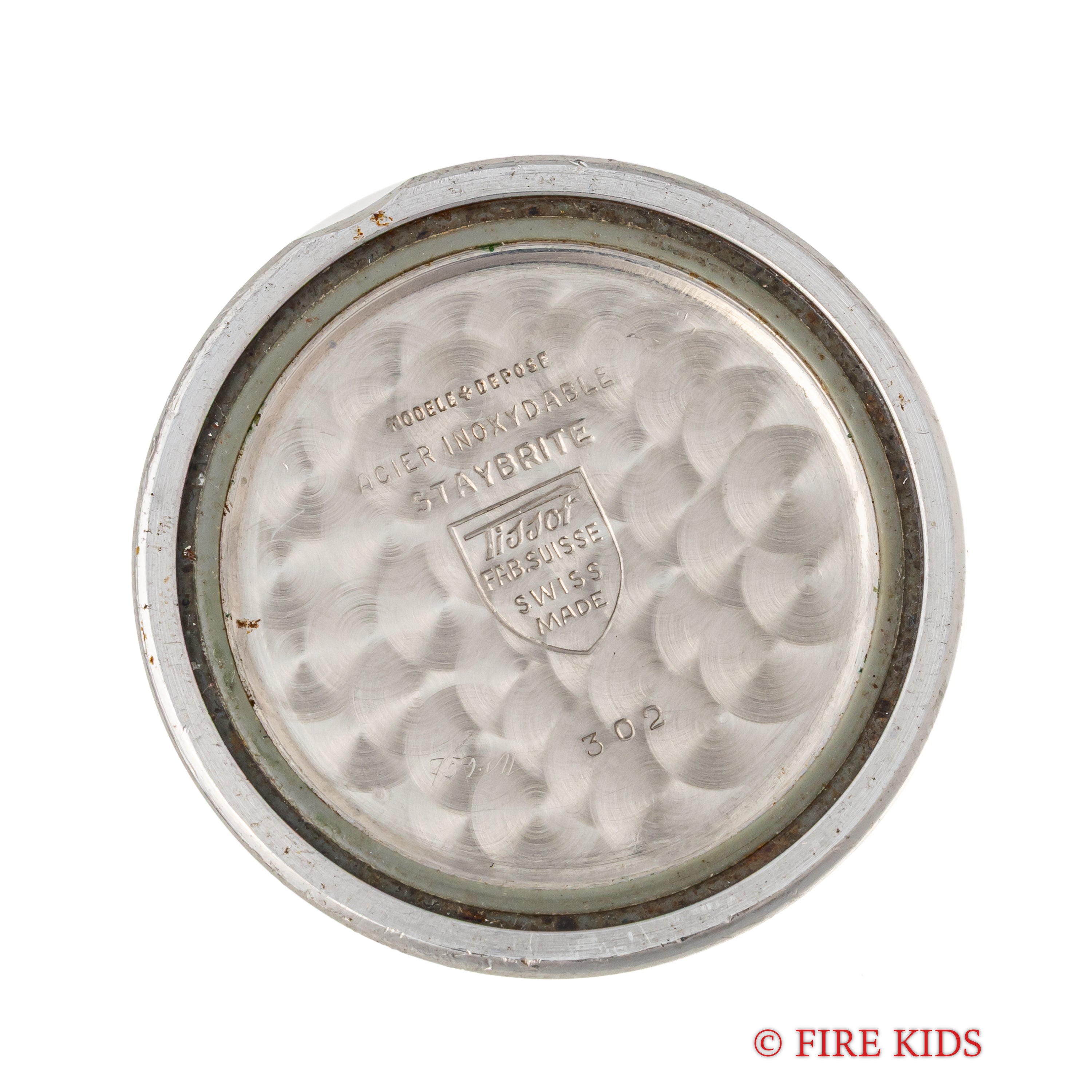 ティソ アンチマグネティック 初期型防水モデル 1930年代製 手巻 ツートンアラビアダイヤル