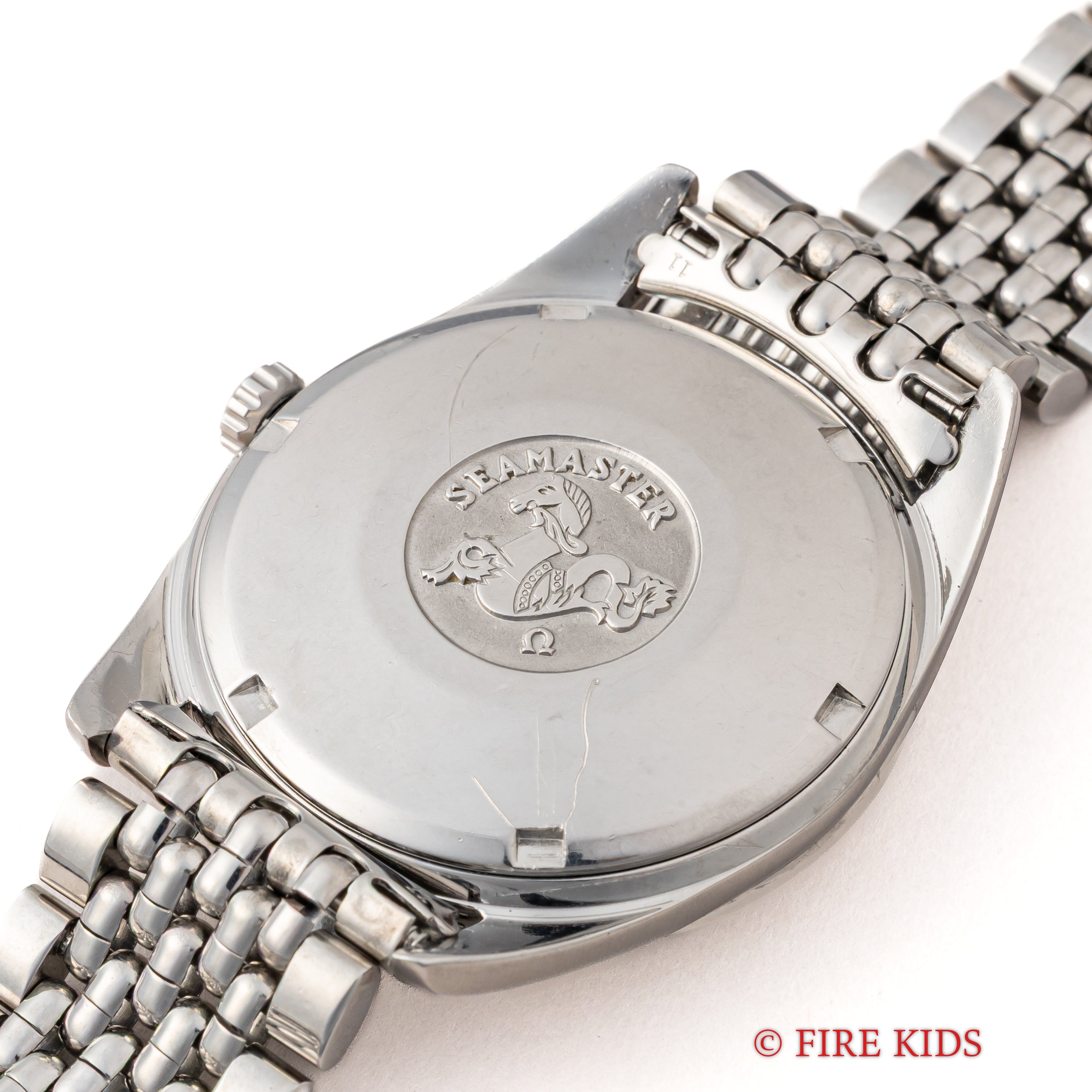 オメガ シーマスター 1966年製 Ref.166.010 自動巻 Cal.562 シルバーダイヤル 純正ライスブレス
