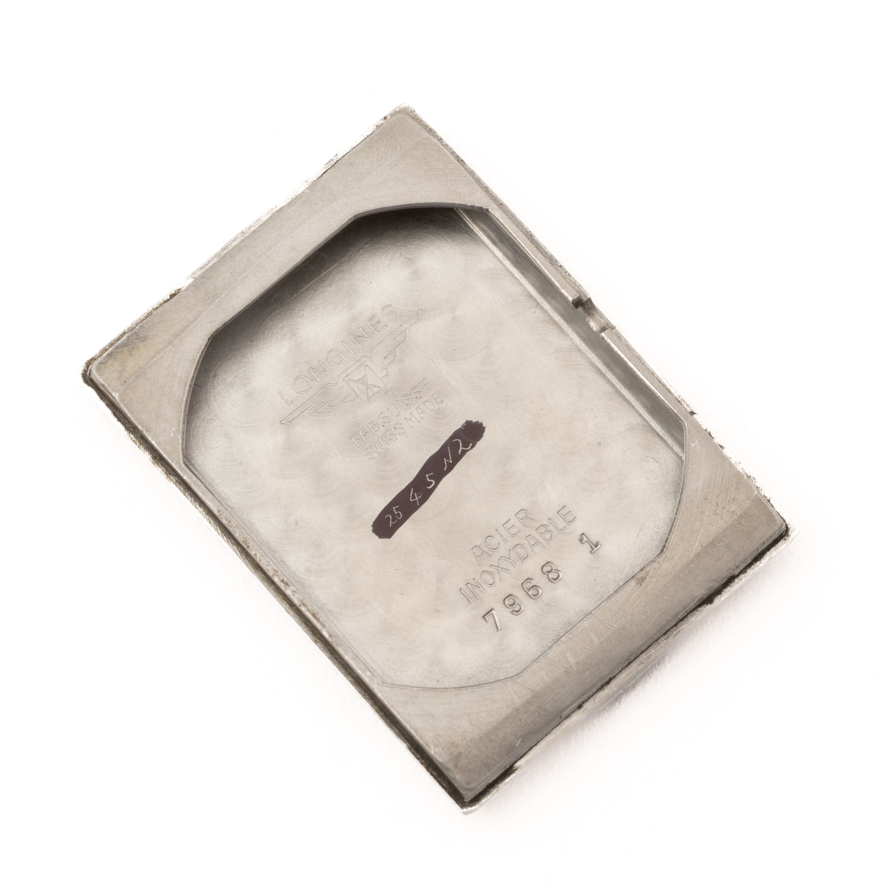 ロンジン レクタンギュラー 1967年製 ローマンダイヤル 手巻 Cal. 370 純正尾錠付き