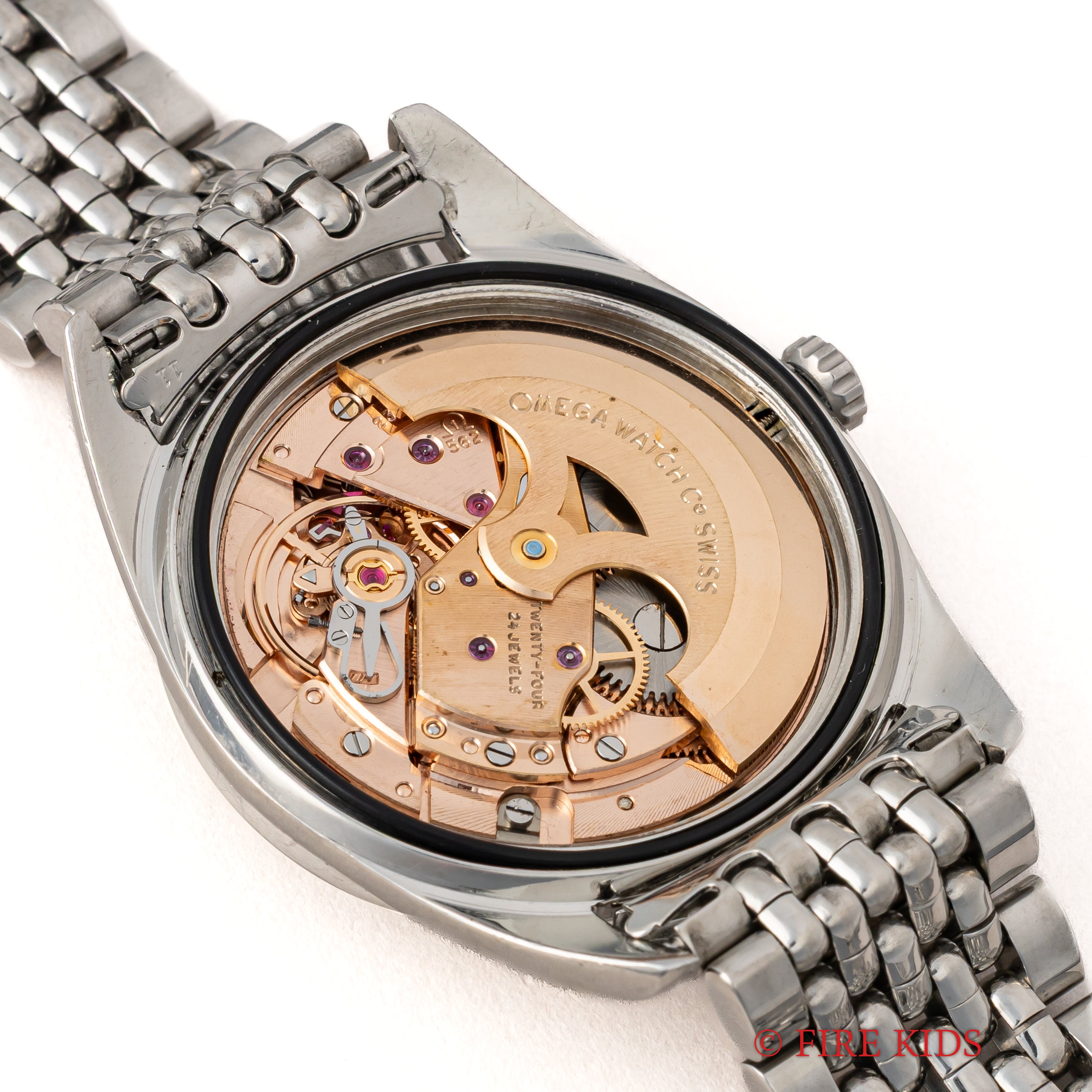 オメガ シーマスター 1966年製 Ref.166.010 自動巻 Cal.562 シルバーダイヤル 純正ライスブレス