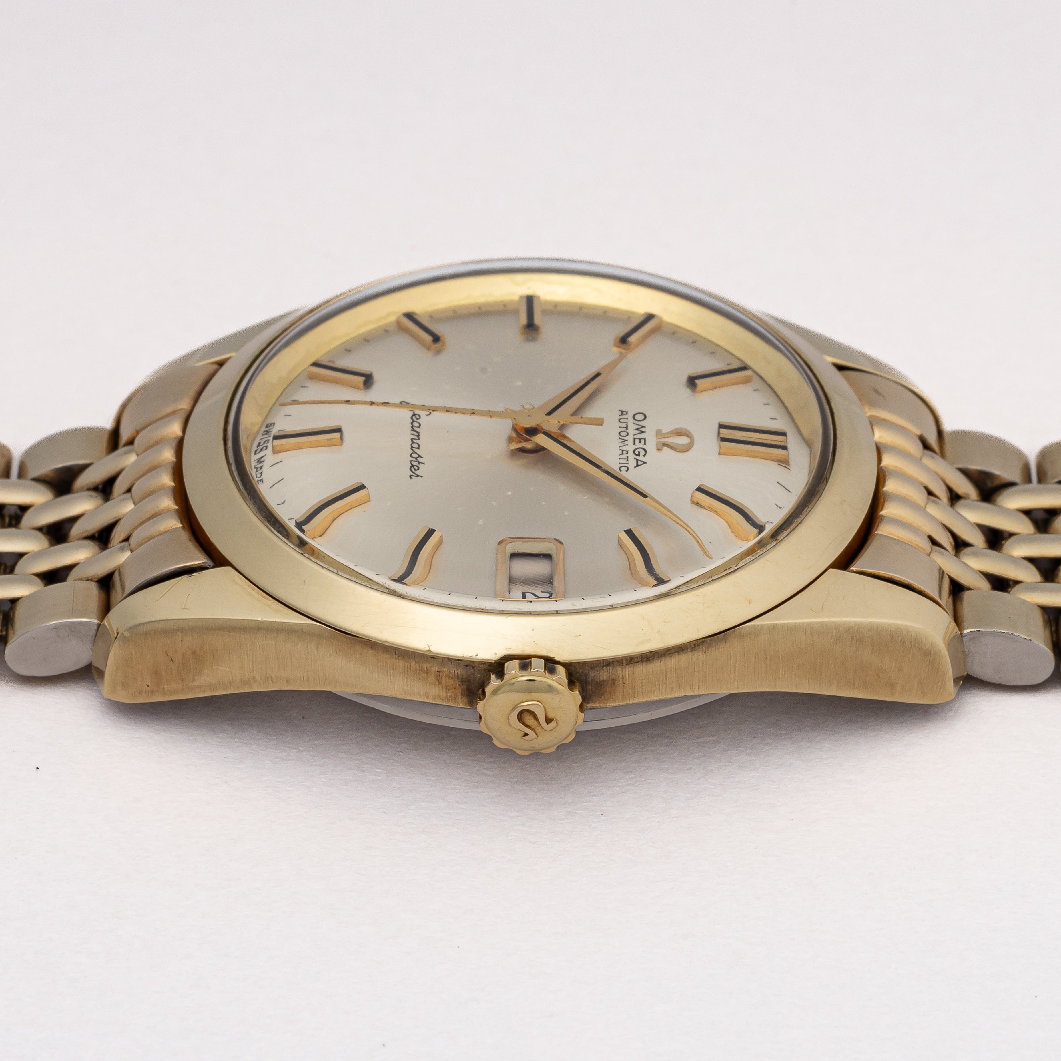 オメガ シーマスター 金張り 1969年製 Ref.166.010 ブレス付き