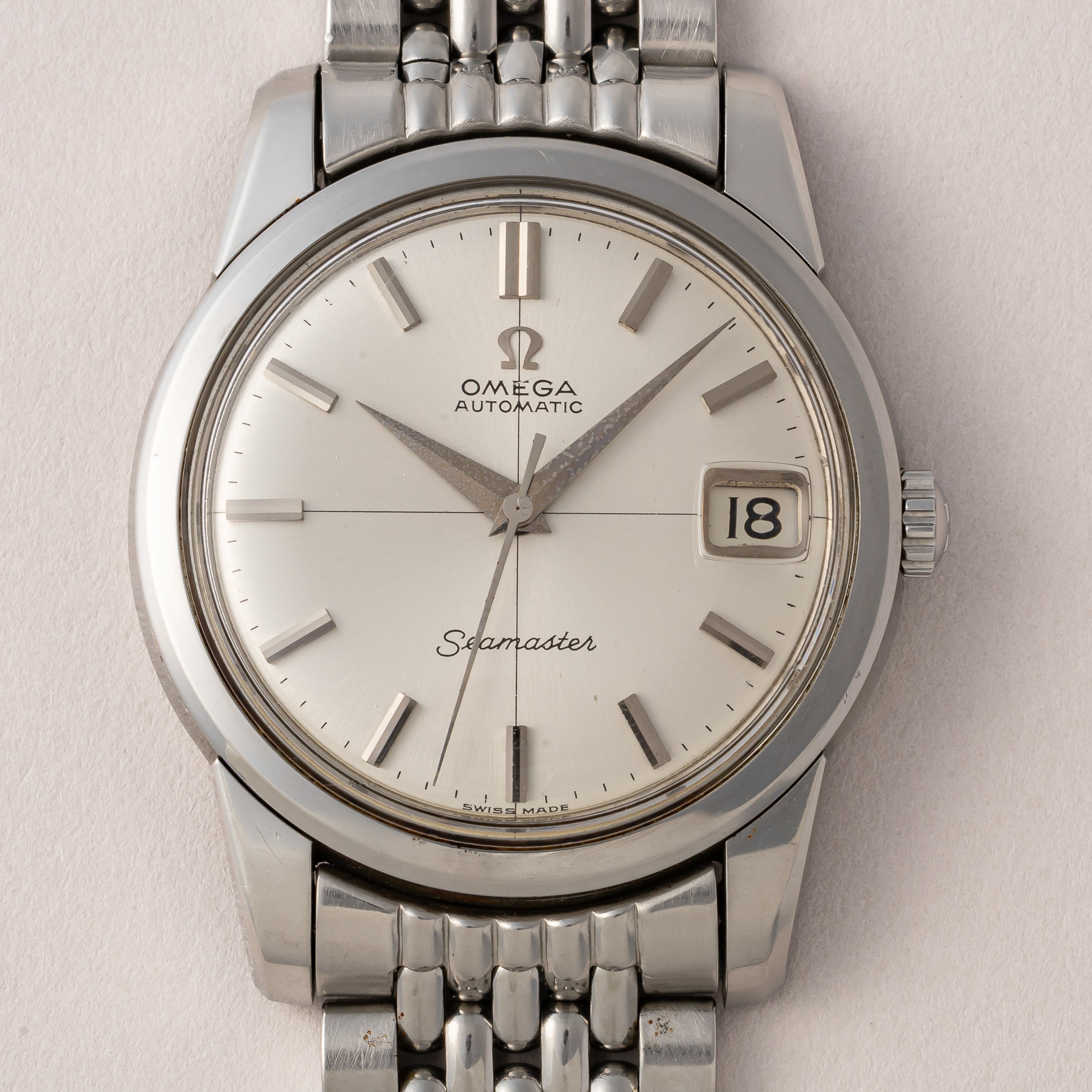 オメガ シーマスター 1967年製 Ref.166009 クロスライン ブレス付き