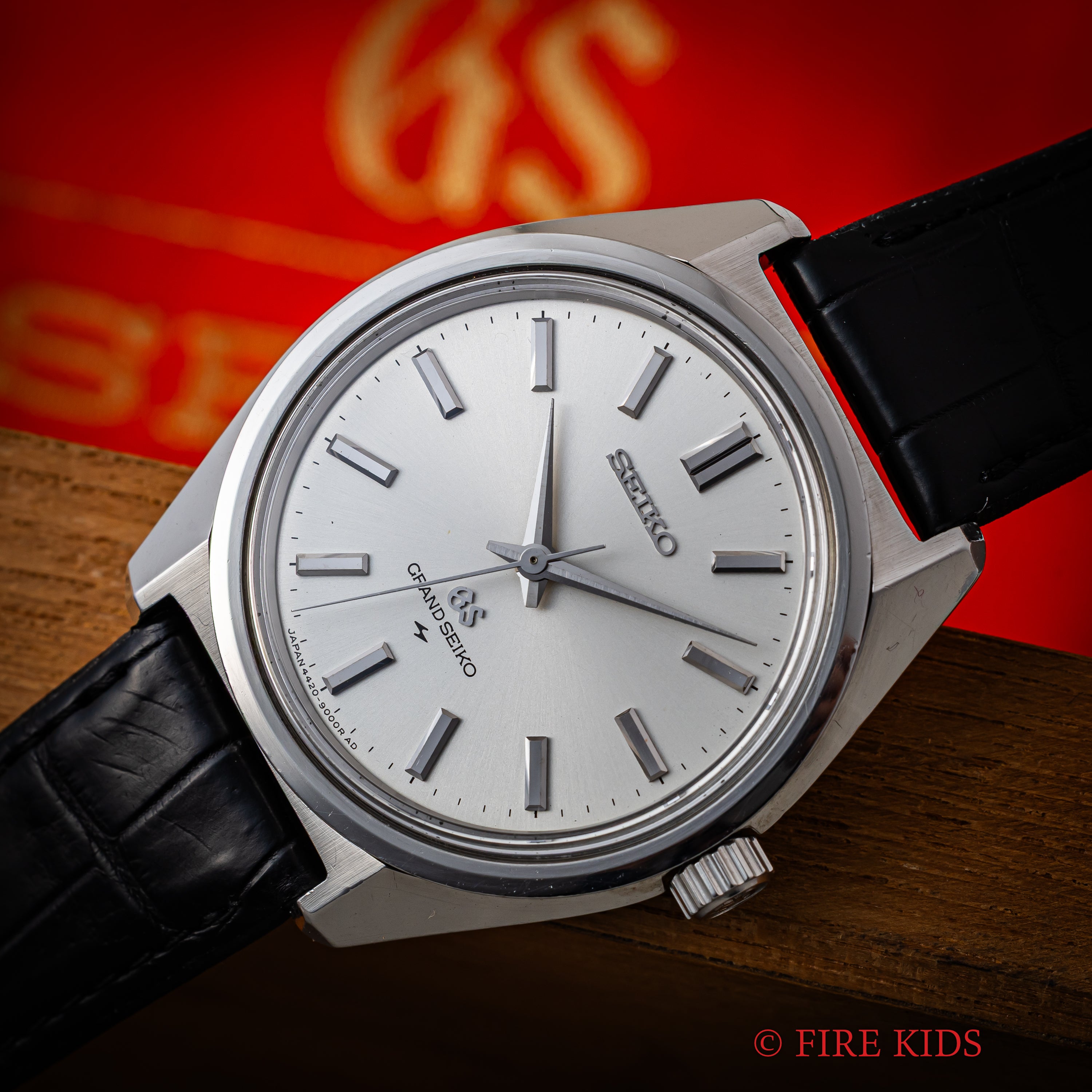 グランドセイコー 1967年製 Ref.4420-9000 44GS後期 セイコースタイルケース 手巻きノンデイト 純正尾錠、箱付き