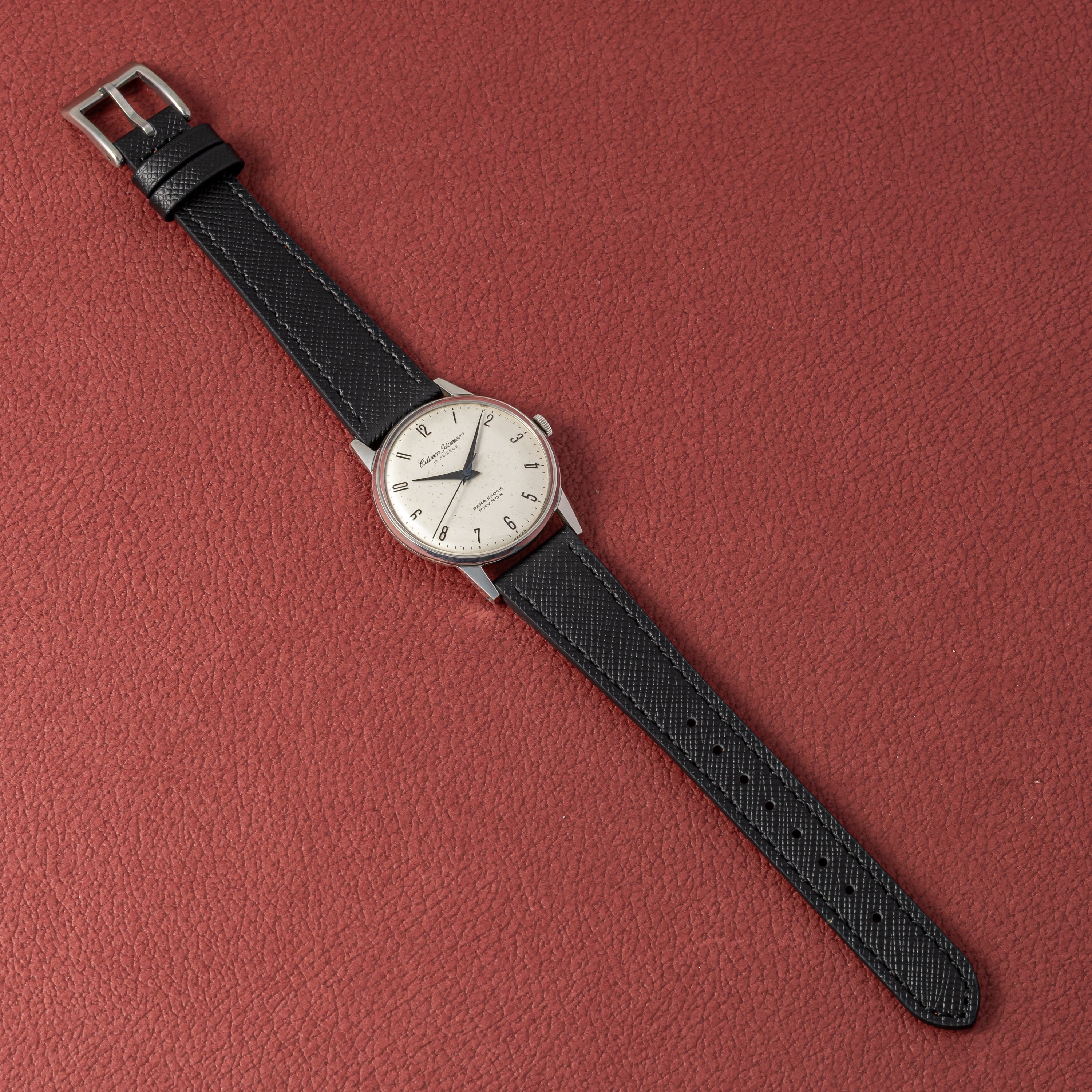 シチズン ホーマー 1962年製 手巻き 希少全数字文字盤 パラショック