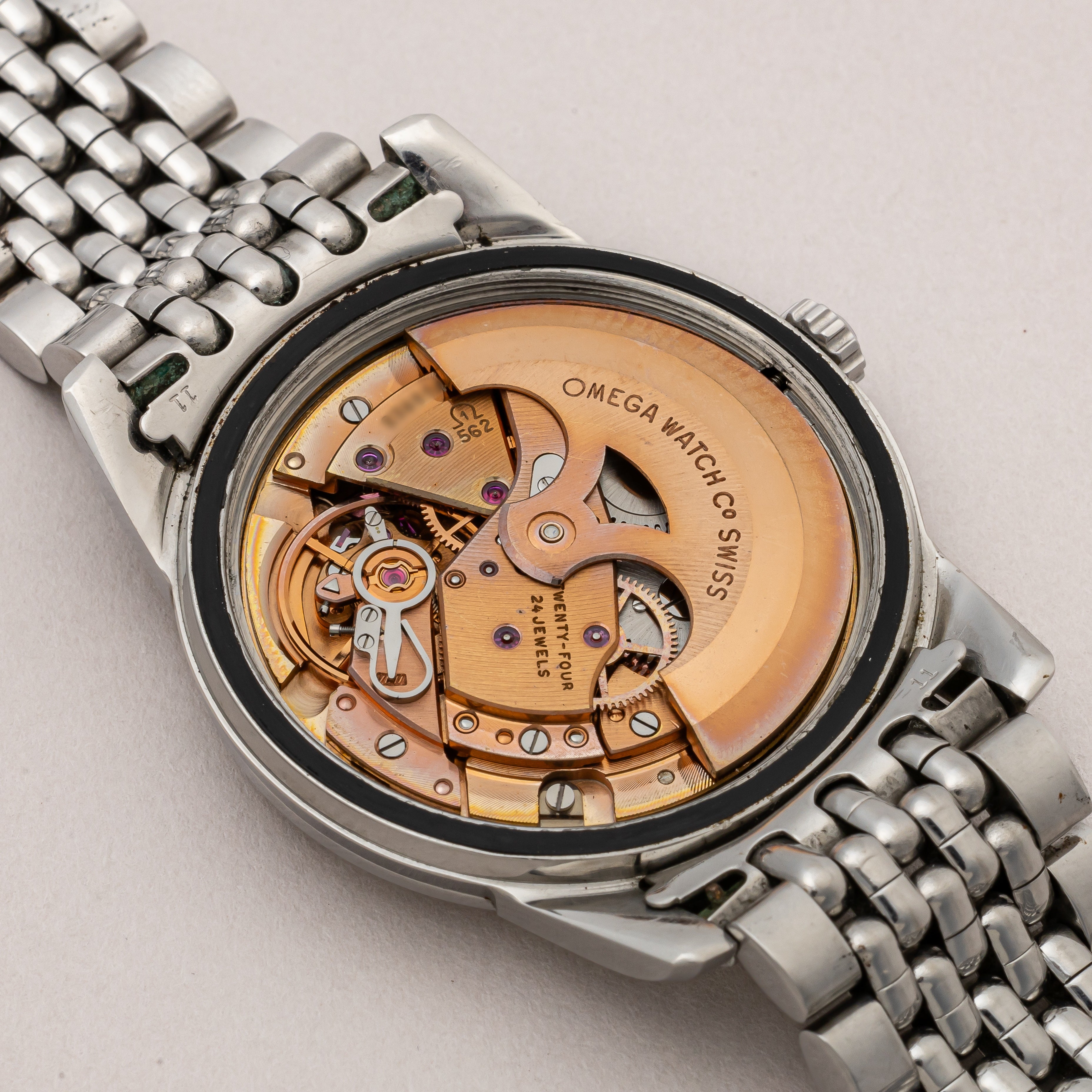 オメガ シーマスター 1967年製 Ref.166009 クロスライン ブレス付き