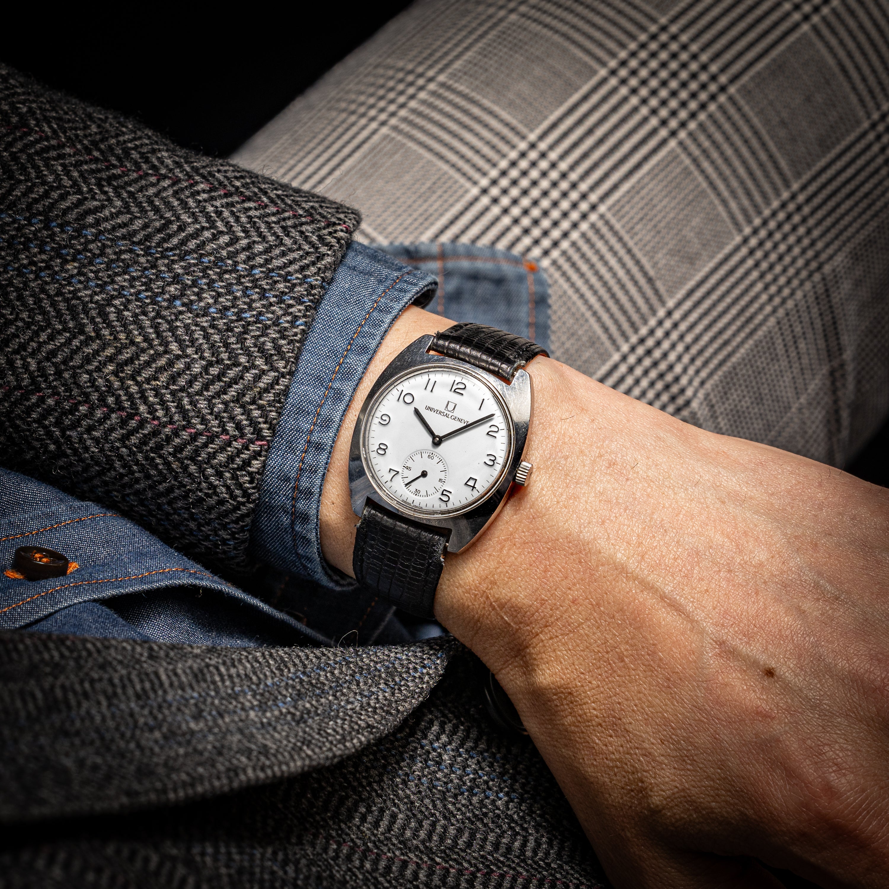 ユニバーサルジュネーブ イタリア国鉄 鉄道時計 1960年代 手巻き スモールセコンド