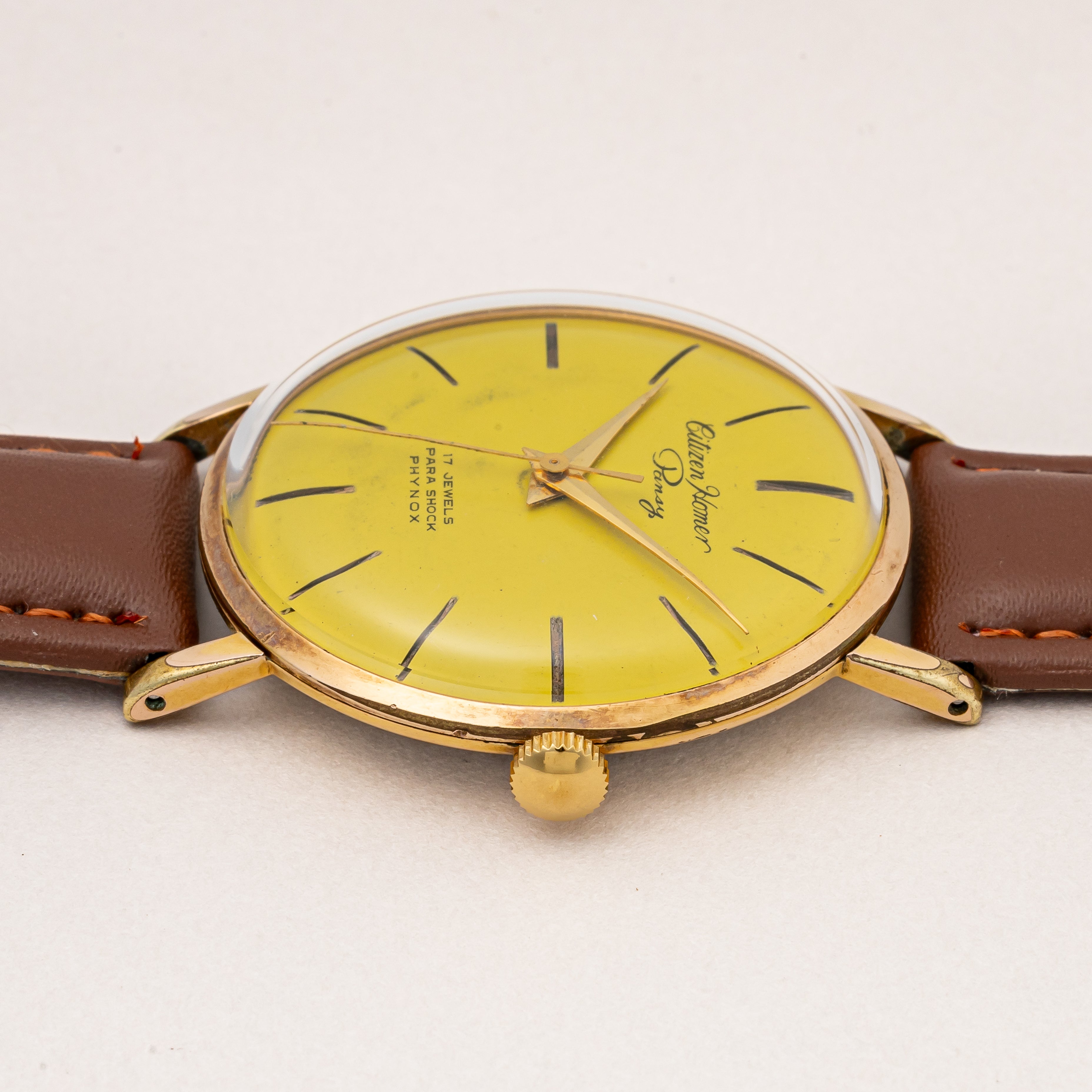 シチズン ホーマー パンジー 1962年製 Ref.H015303 C.G.P イエローダイヤル