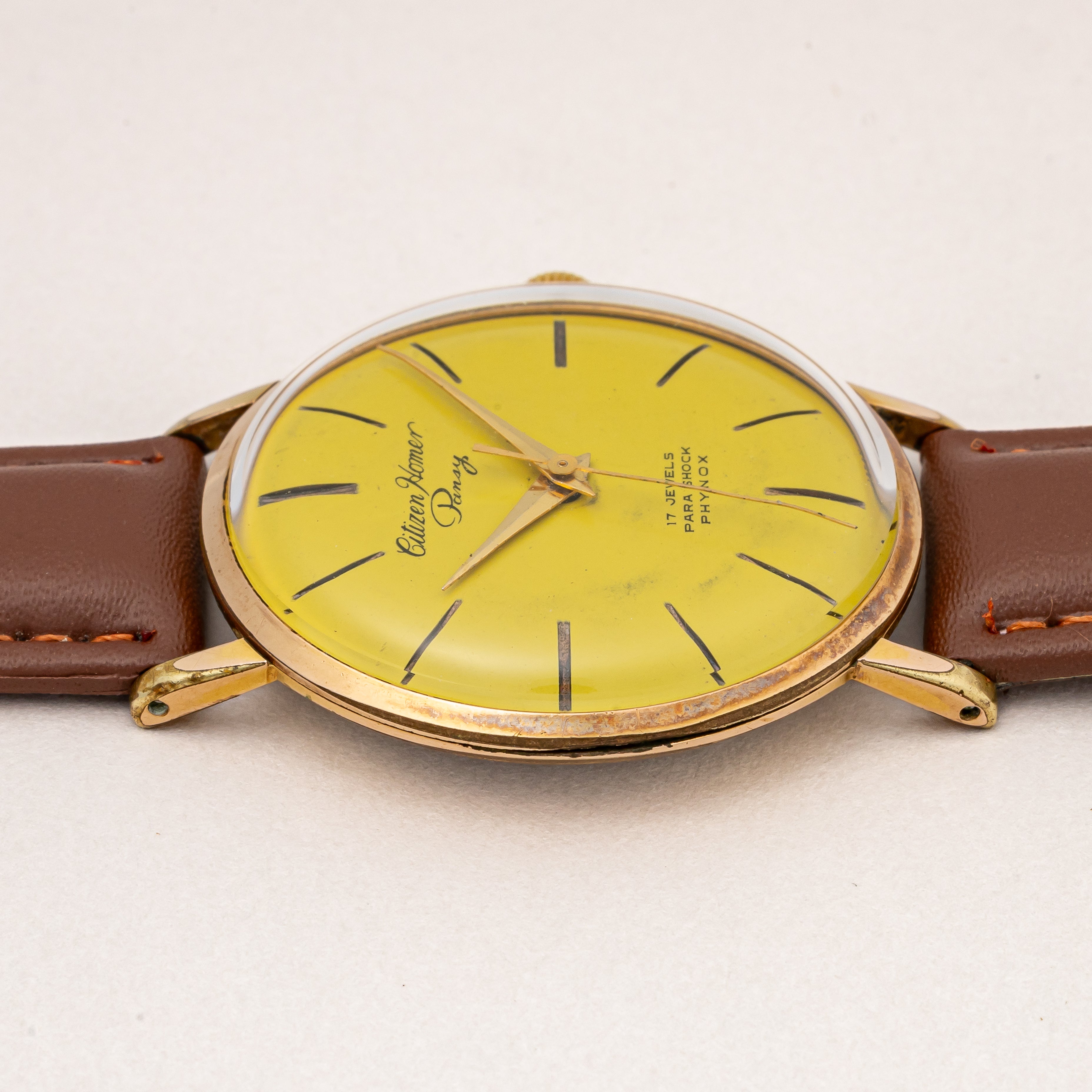 シチズン ホーマー パンジー 1962年製 Ref.H015303 C.G.P イエローダイヤル