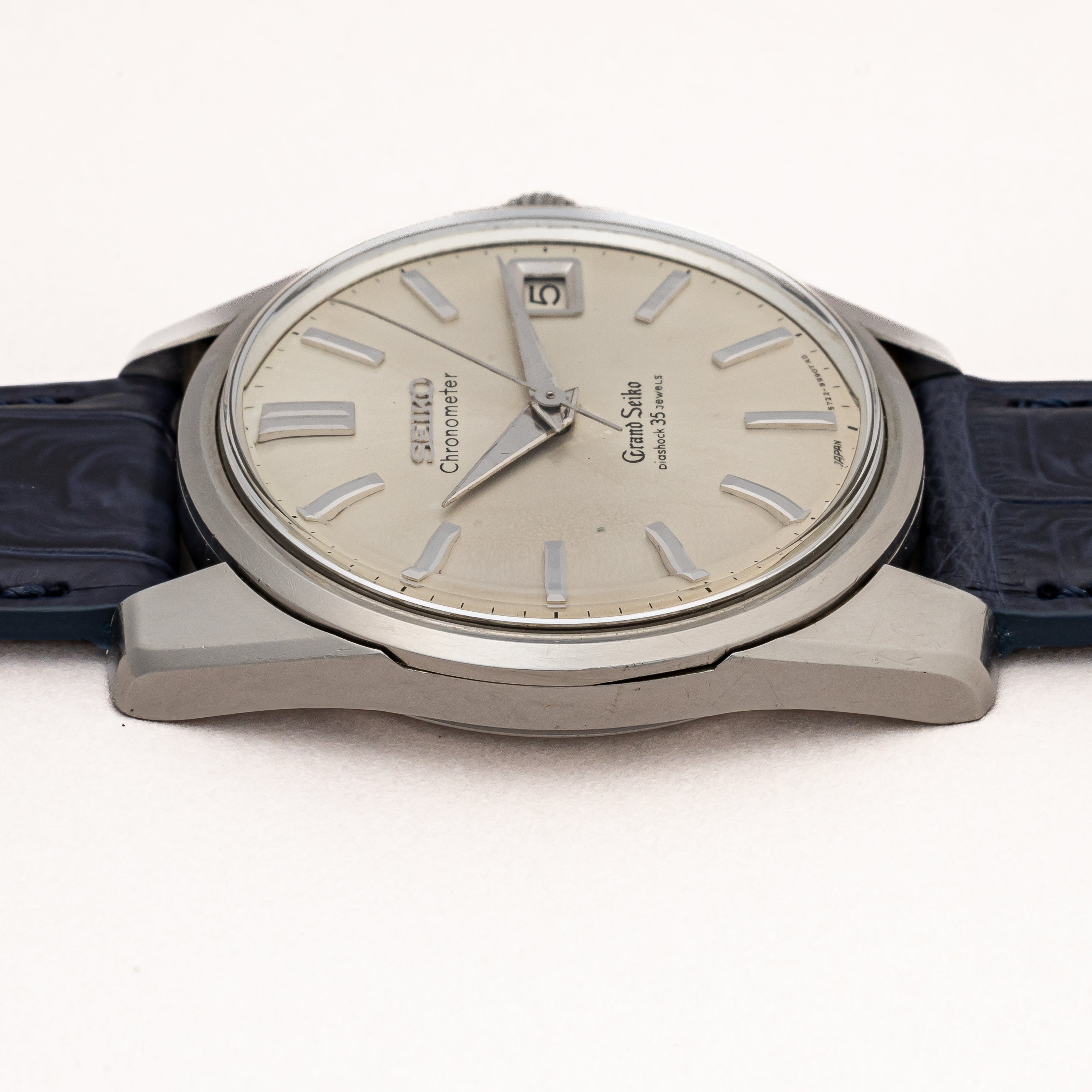 グランドセイコー セルフデーター 2nd前期 1965年製 Ref.5722-9990 57GS クロノメーター ライオンメダル