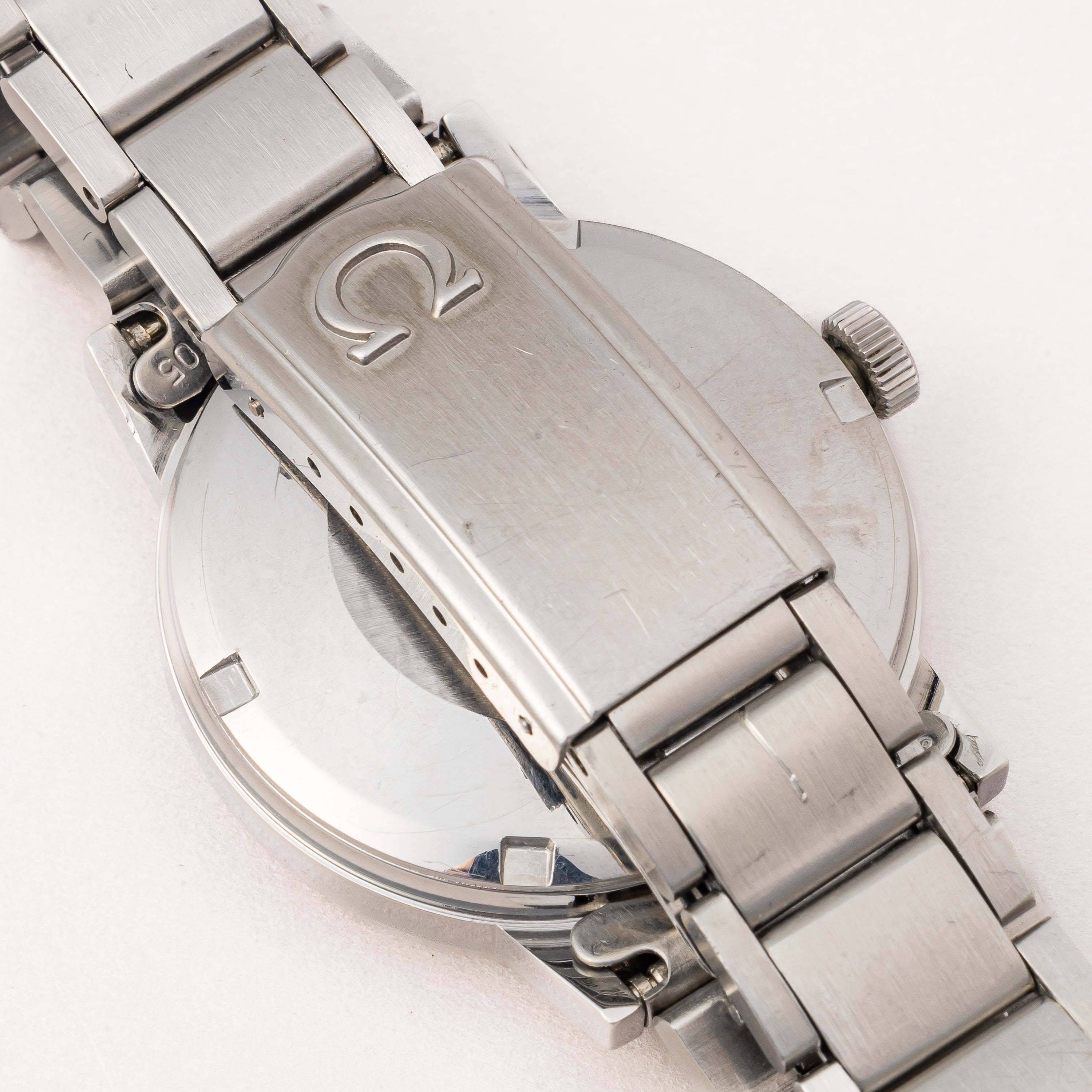 オメガ ジュネーブ 1972年製 Ref.166098 シルバーダイヤル ブレス付き