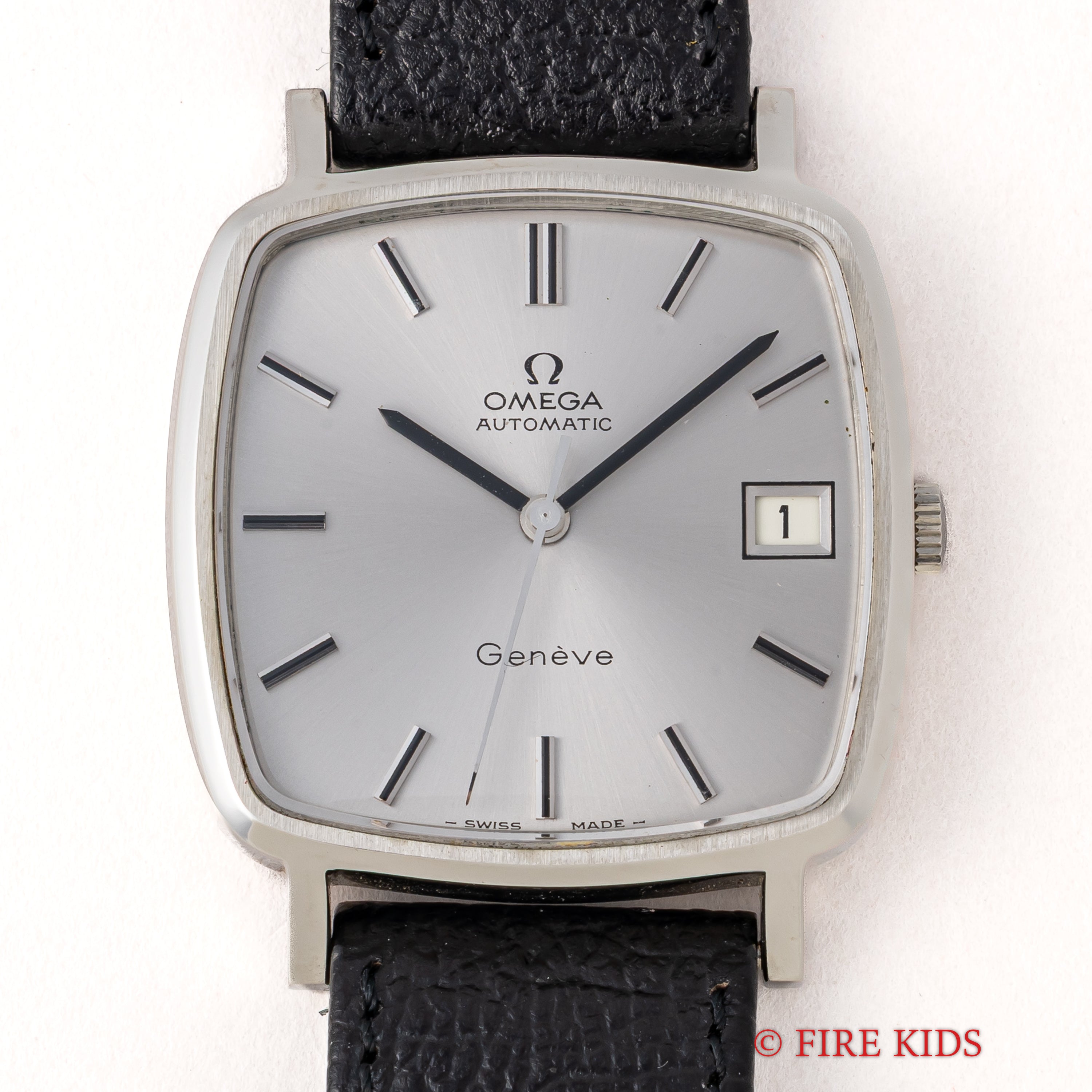 オメガ ジュネーブ 1974年製 Ref.162.0060 スクエアケース 自動巻き シルバーダイヤル