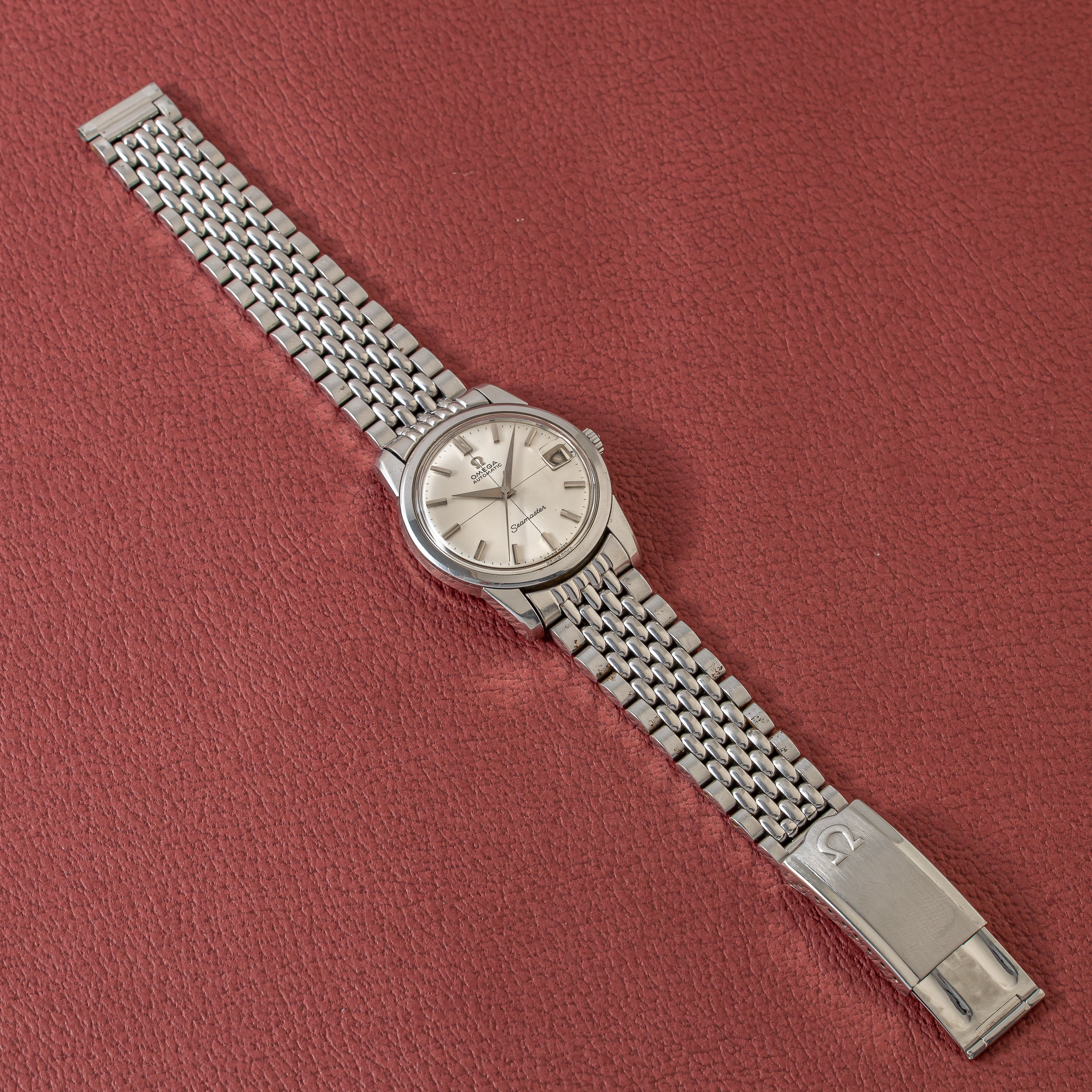 オメガ シーマスター 1967年製 Ref.166009 クロスライン ブレス付き