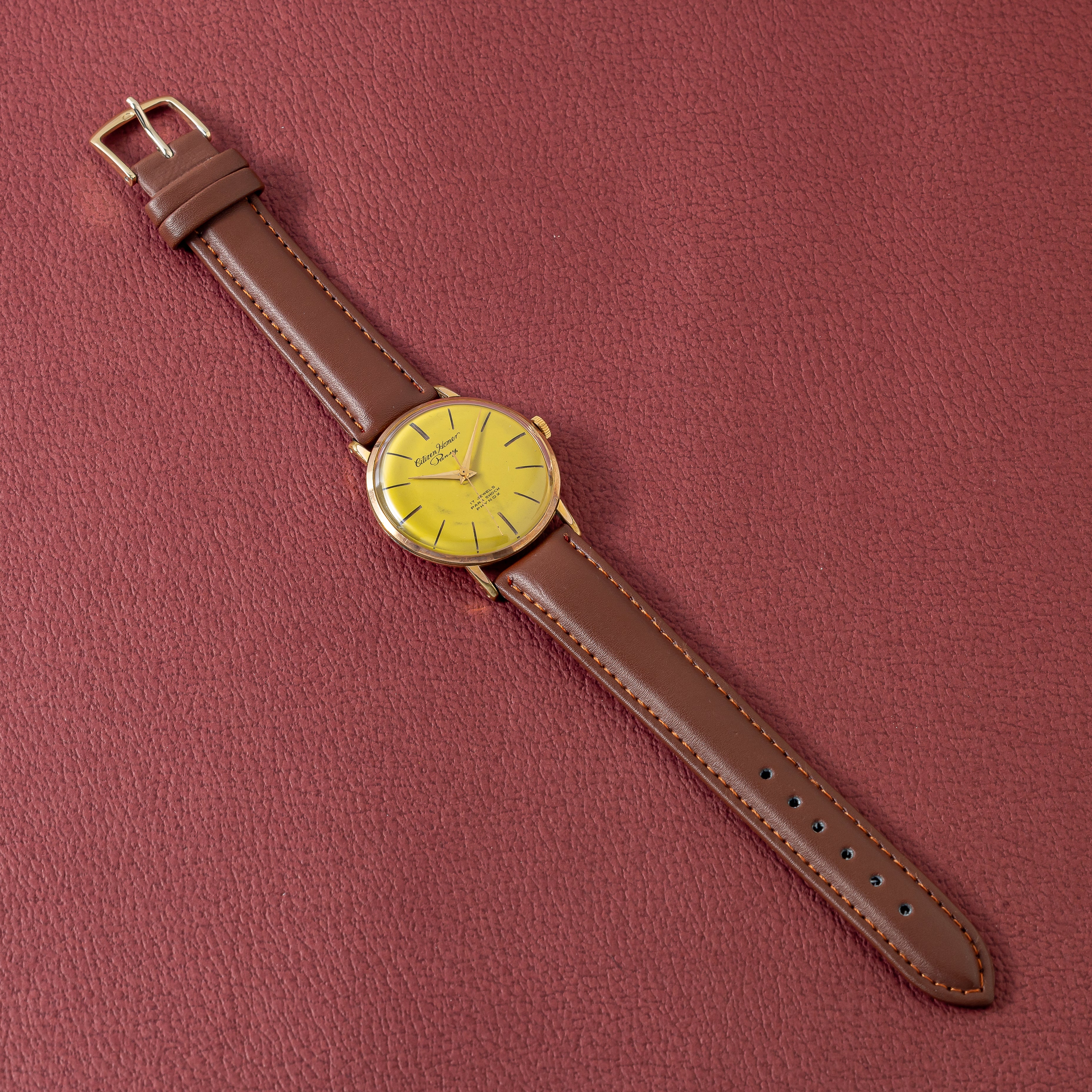 シチズン ホーマー パンジー 1962年製 Ref.H015303 C.G.P イエローダイヤル