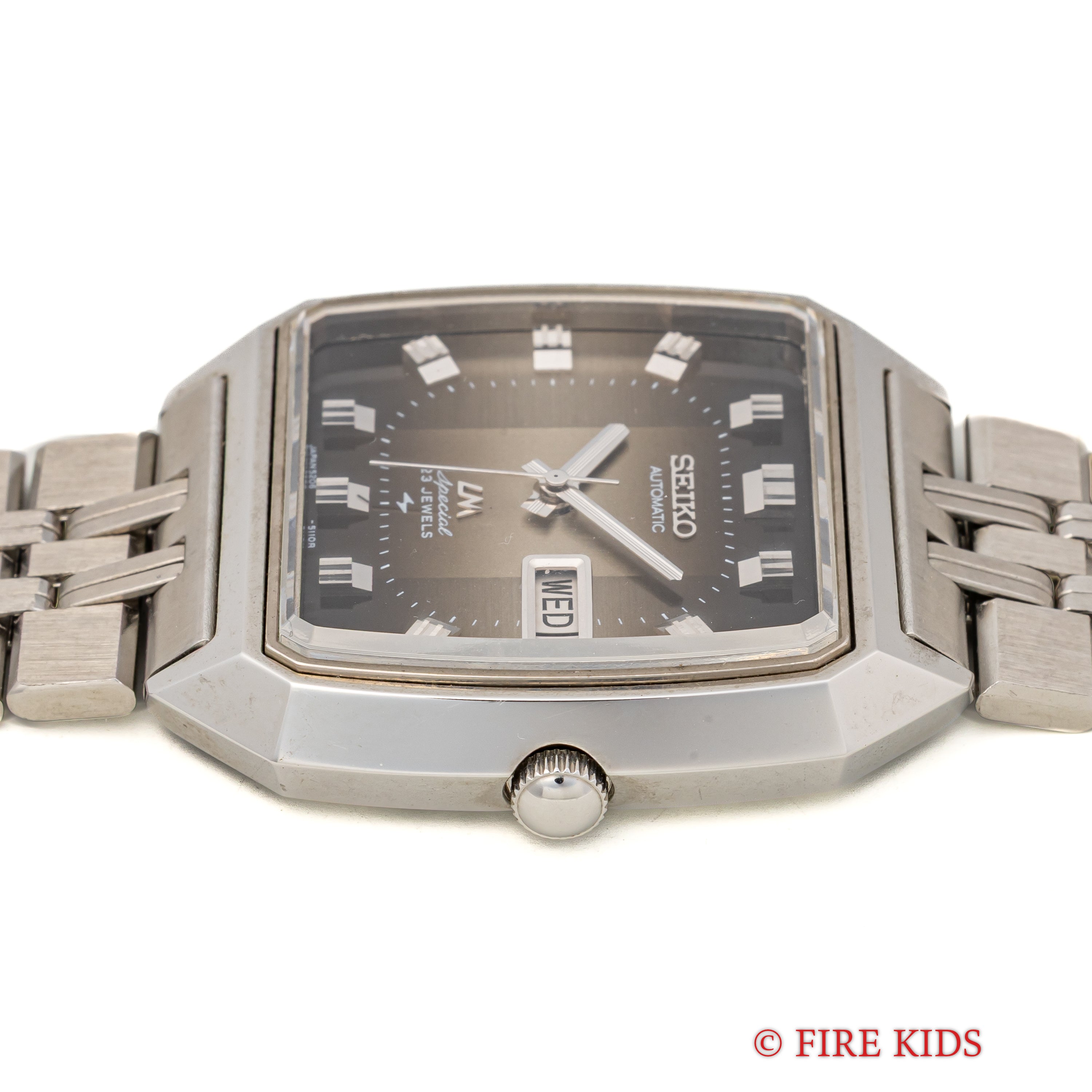 セイコー ロードマチック スペシャル 1972年製 未使用品 スクエアケース グラデーション文字盤 自動巻 純正ブレス