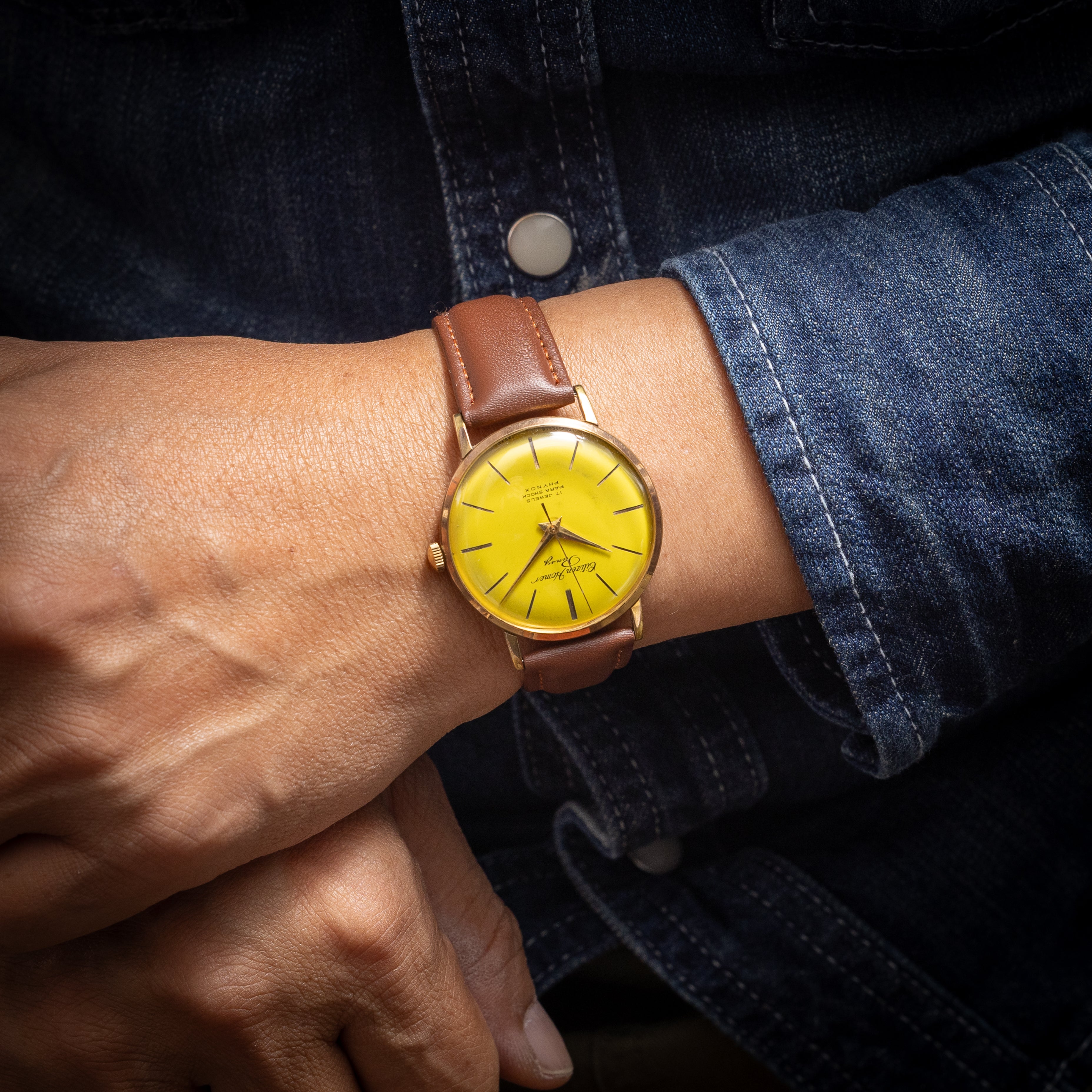 シチズン ホーマー パンジー 1962年製 Ref.H015303 C.G.P イエローダイヤル