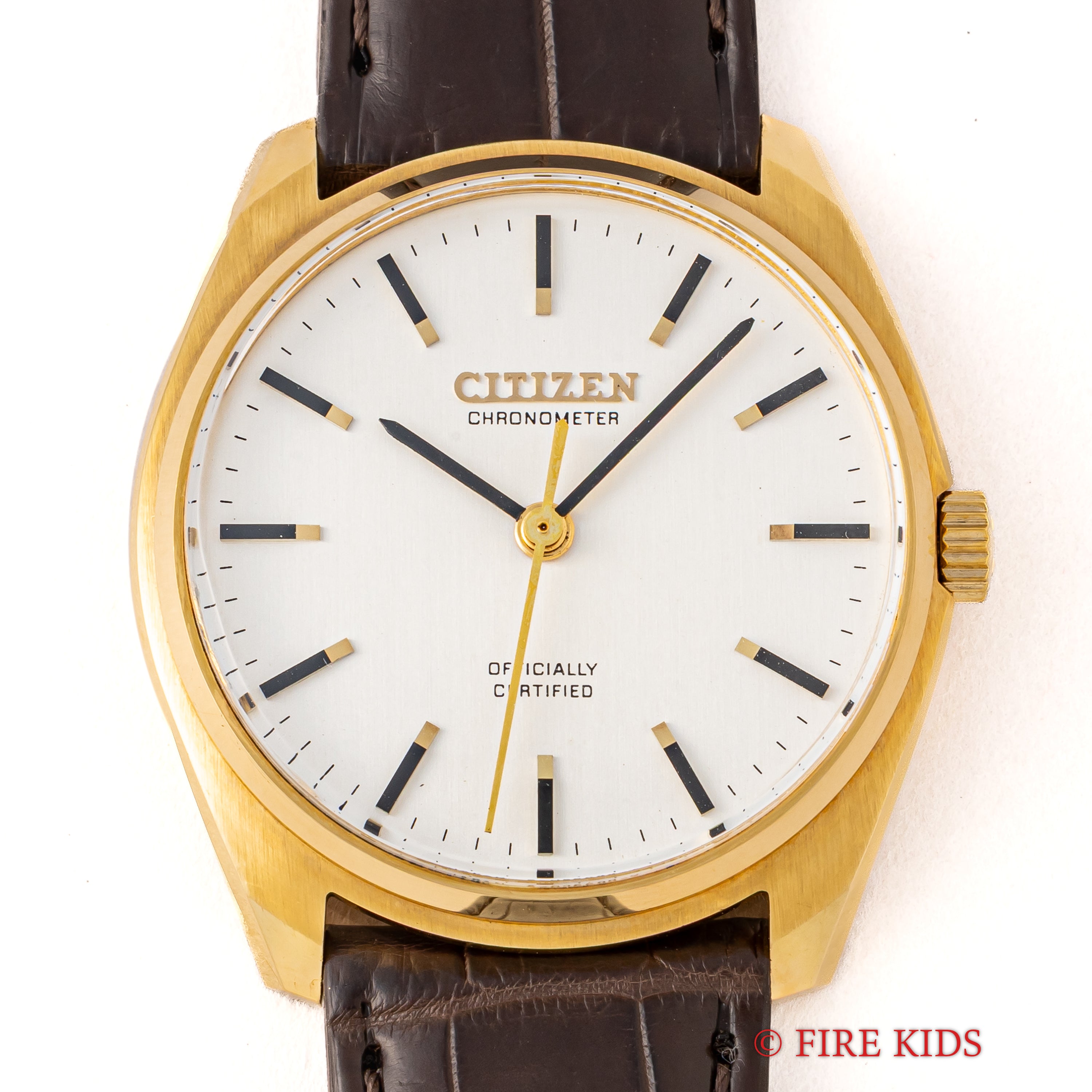 シチズン 18金無垢クロノメーター 1971年製 手巻 Cal.0920 18KYG