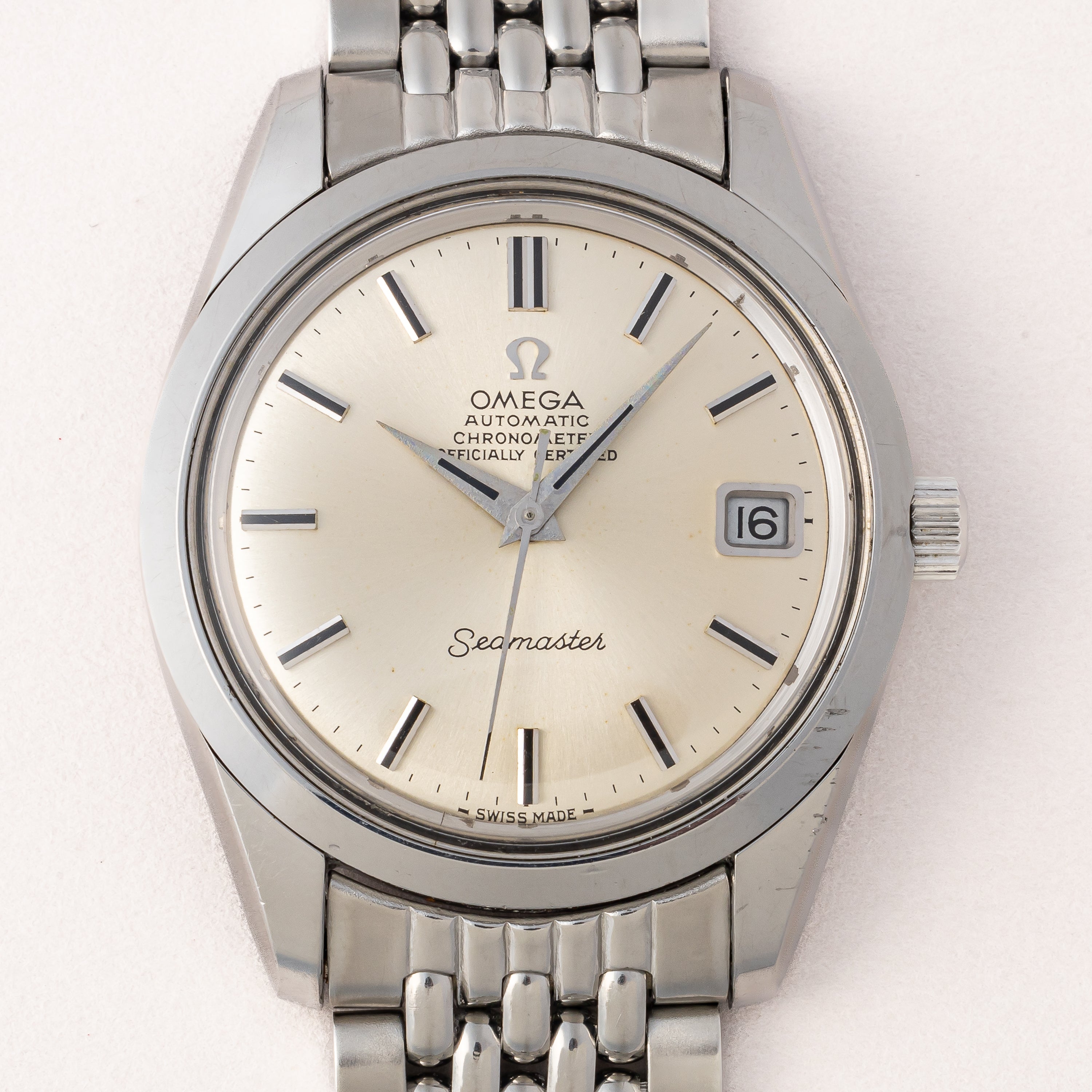 オメガ シーマスター クロノメーター 1971年製 Ref.166.010 純正ブレス付き 自動巻