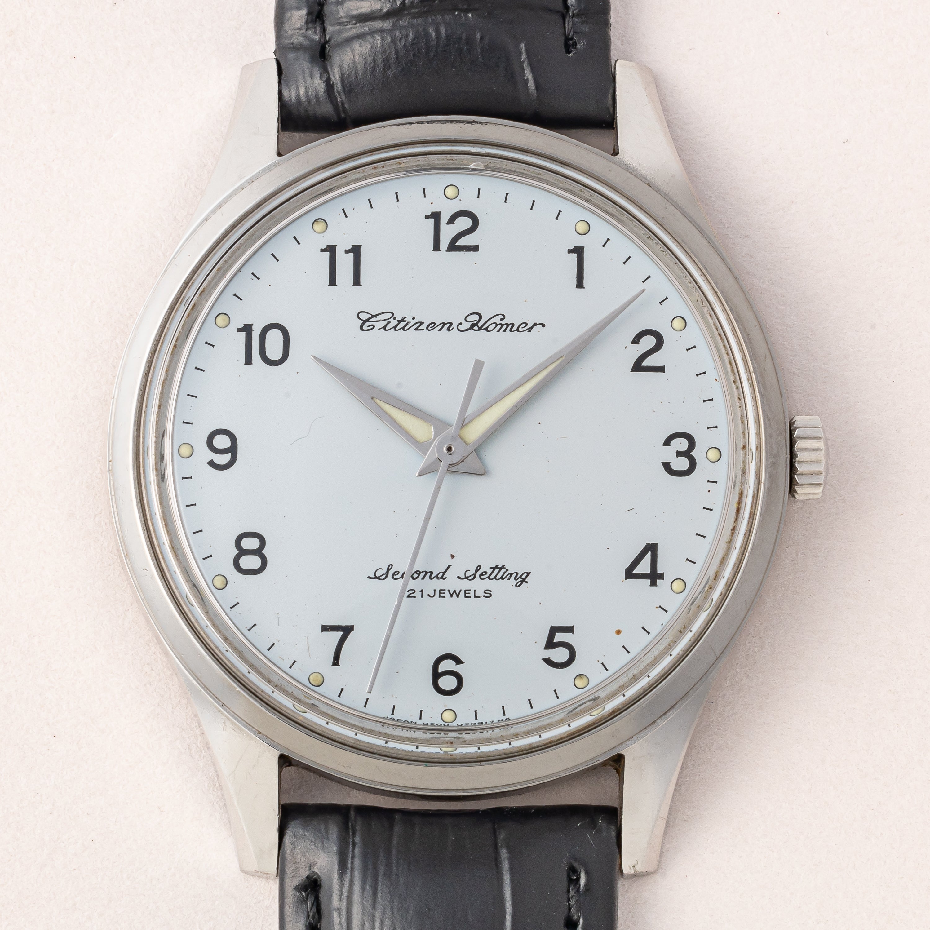 シチズン ホーマー 国鉄 1978年製 門鉄 鉄道時計 手巻き 秒針規制装置