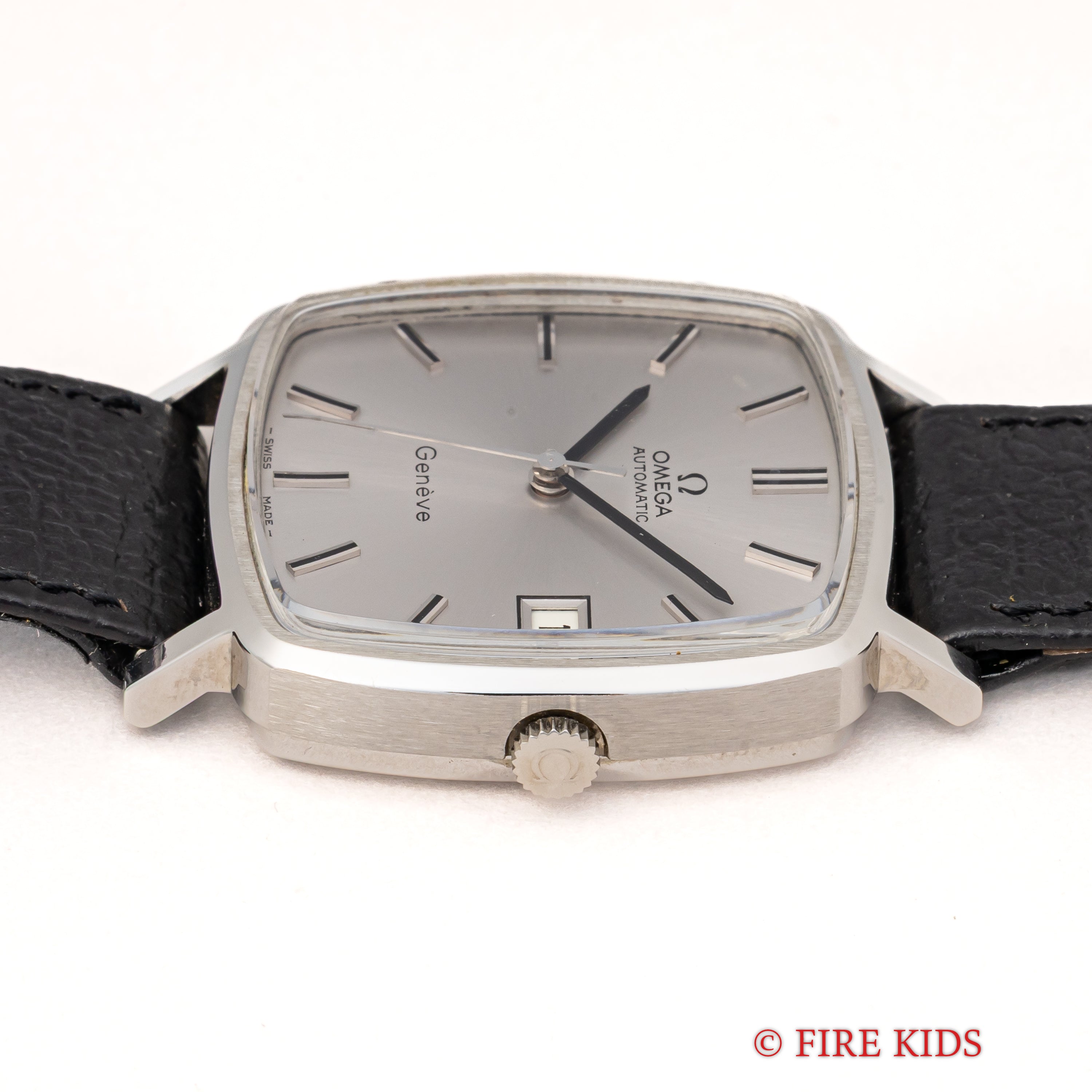 オメガ ジュネーブ 1974年製 Ref.162.0060 スクエアケース 自動巻き シルバーダイヤル