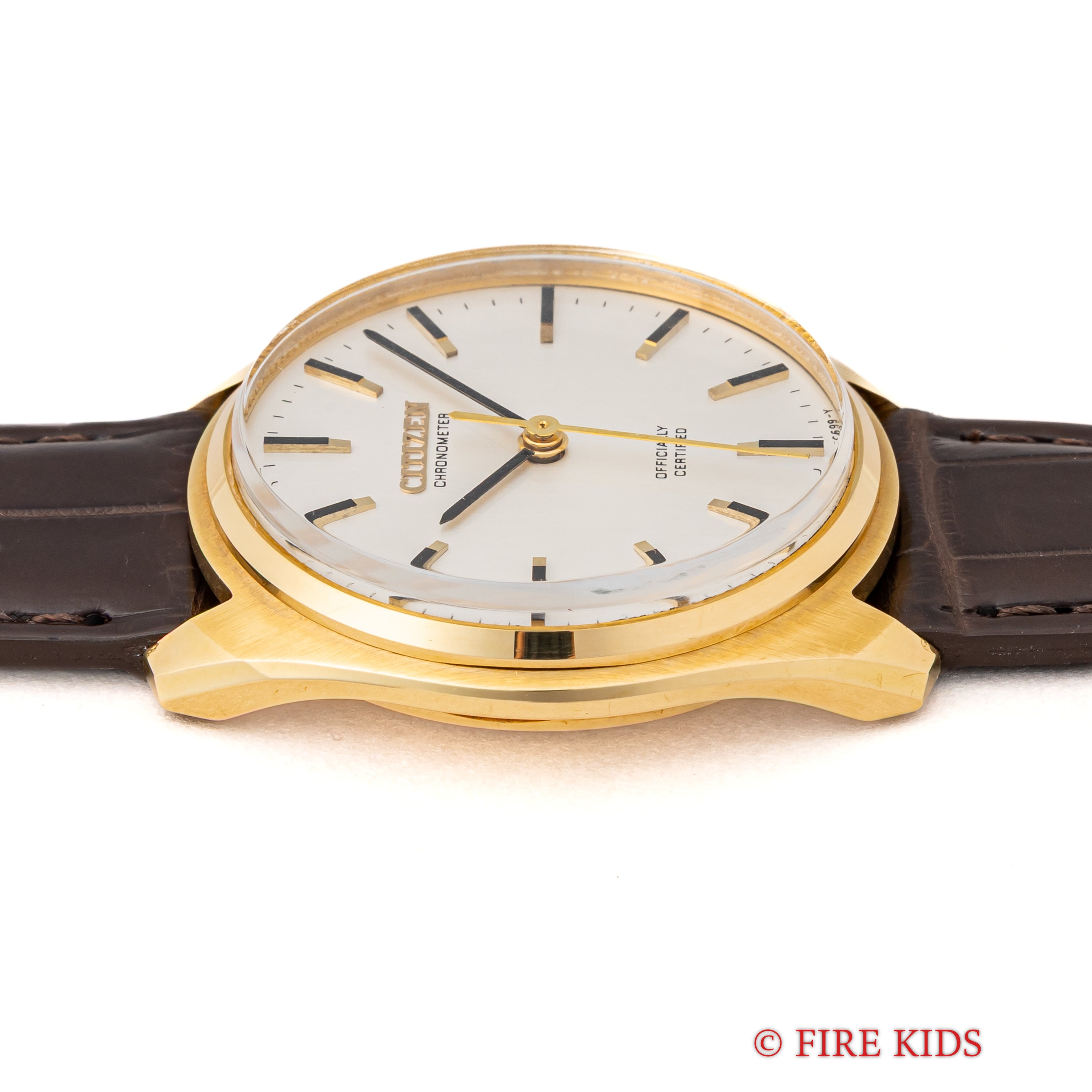 シチズン 18金無垢クロノメーター 1971年製 手巻 Cal.0920 18KYG