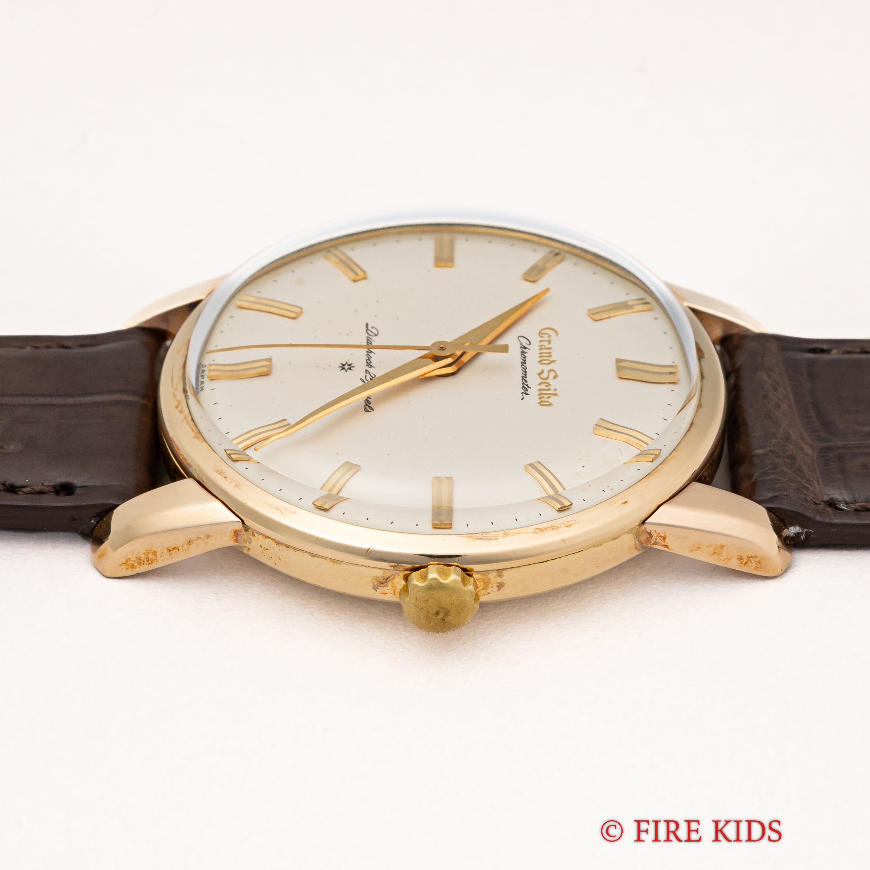 グランドセイコー ファーストモデル 1962年製 Ref.J14070E GS アップライトダイヤル メーカー修理明細