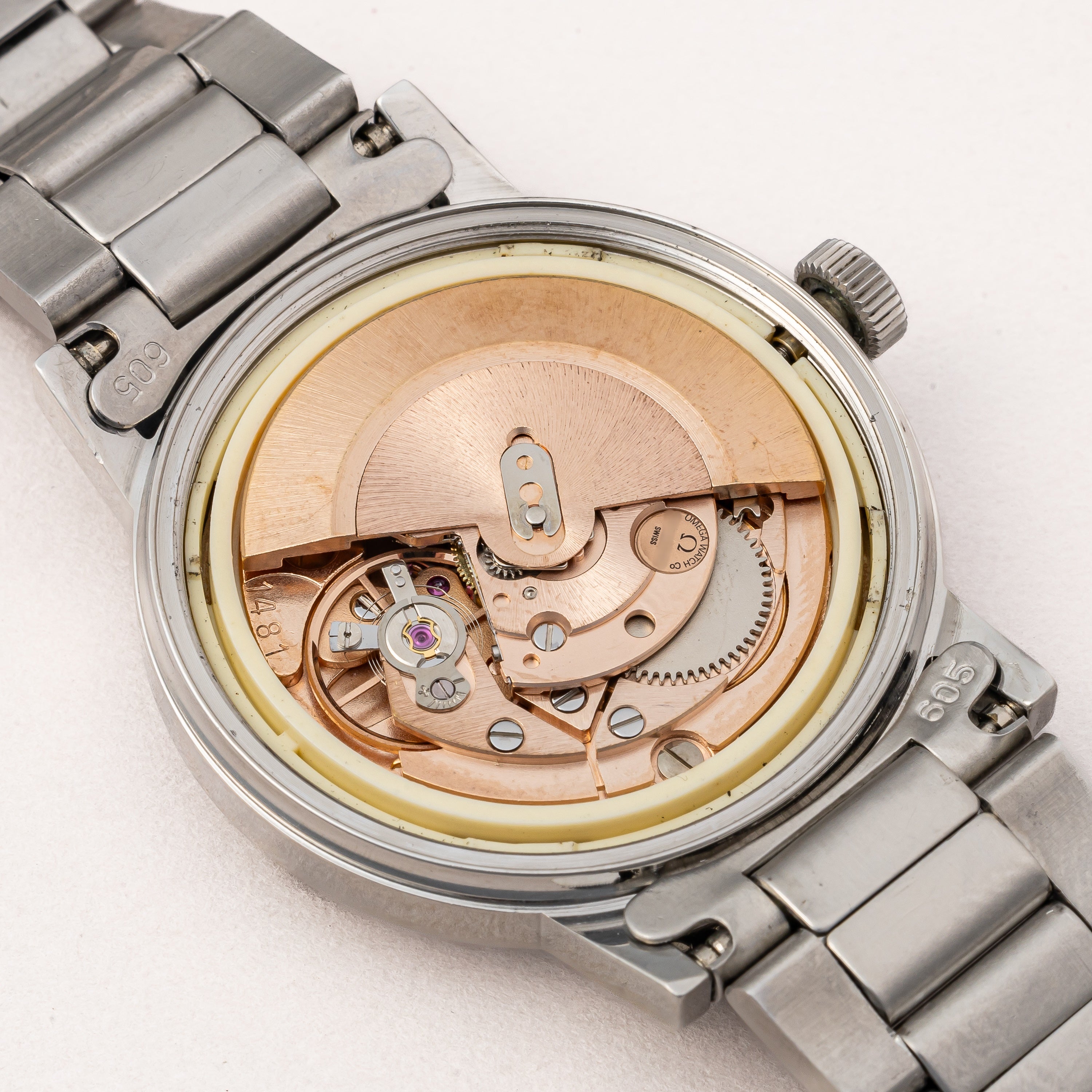 オメガ ジュネーブ 1972年製 Ref.166098 シルバーダイヤル ブレス付き