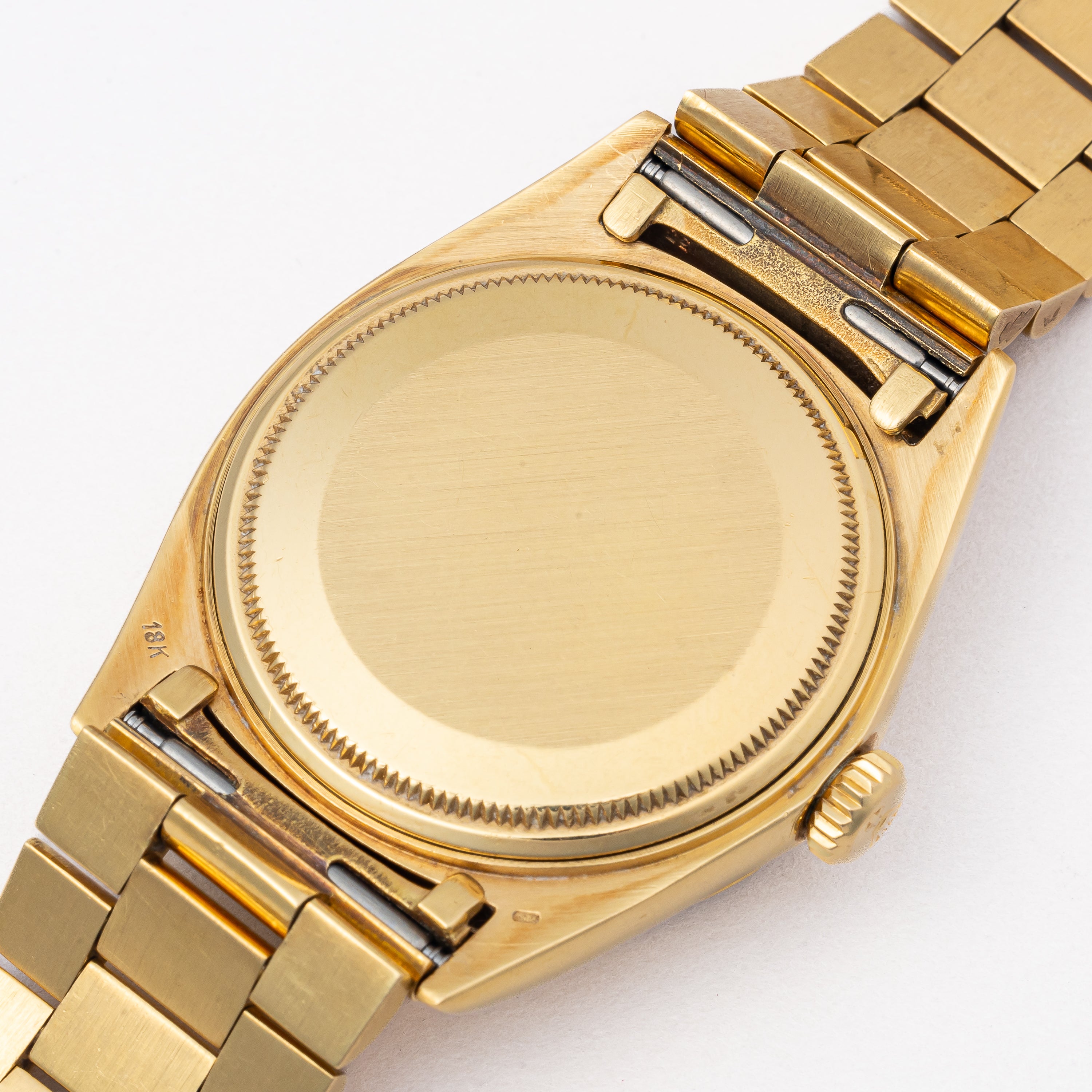 ロレックス デイデイト 1971年製 Ref.1803 18金無垢 シャンパンダイヤル 純正ブレス付き 夜光無し