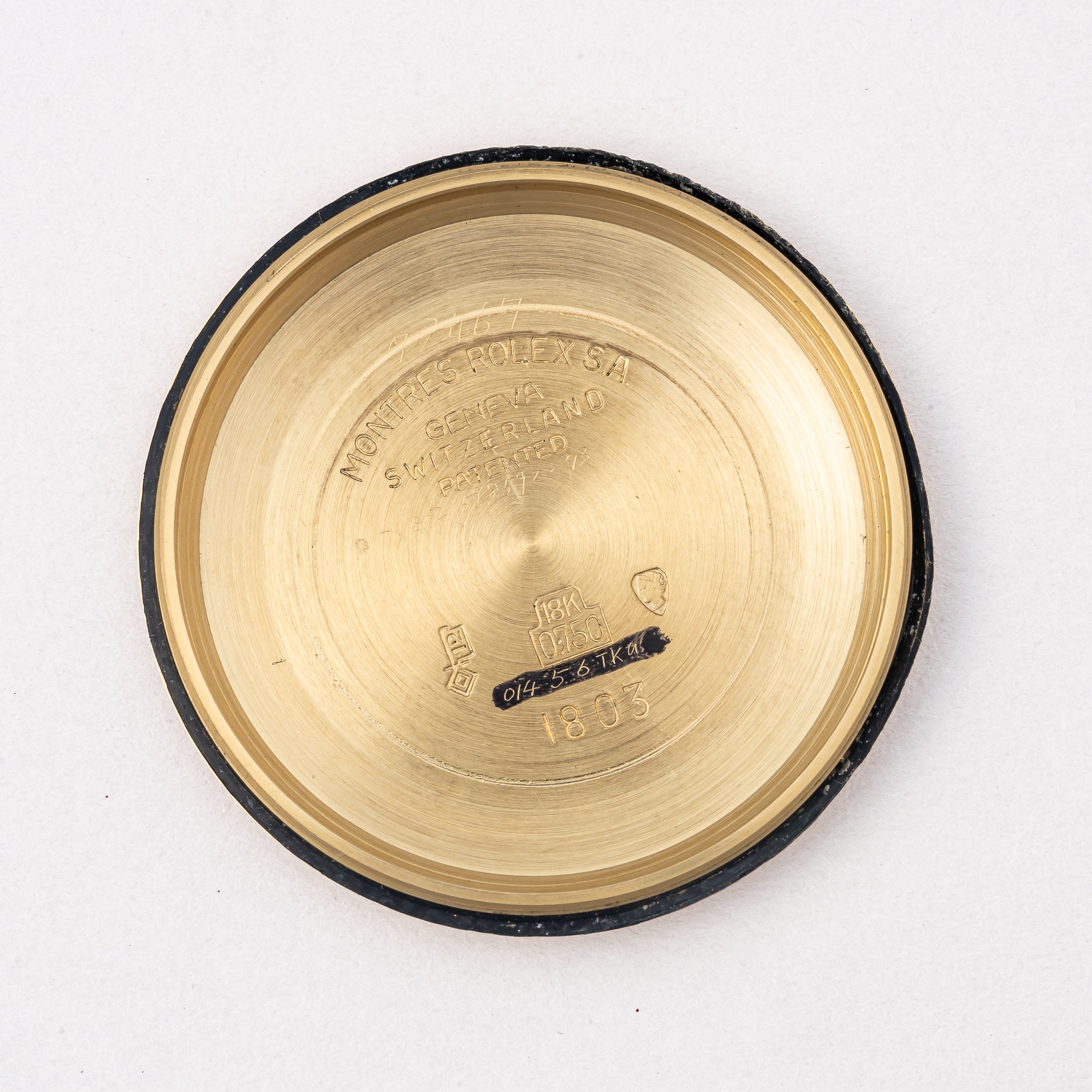 ロレックス デイデイト 1971年製 Ref.1803 18金無垢 シャンパンダイヤル 純正ブレス付き 夜光無し