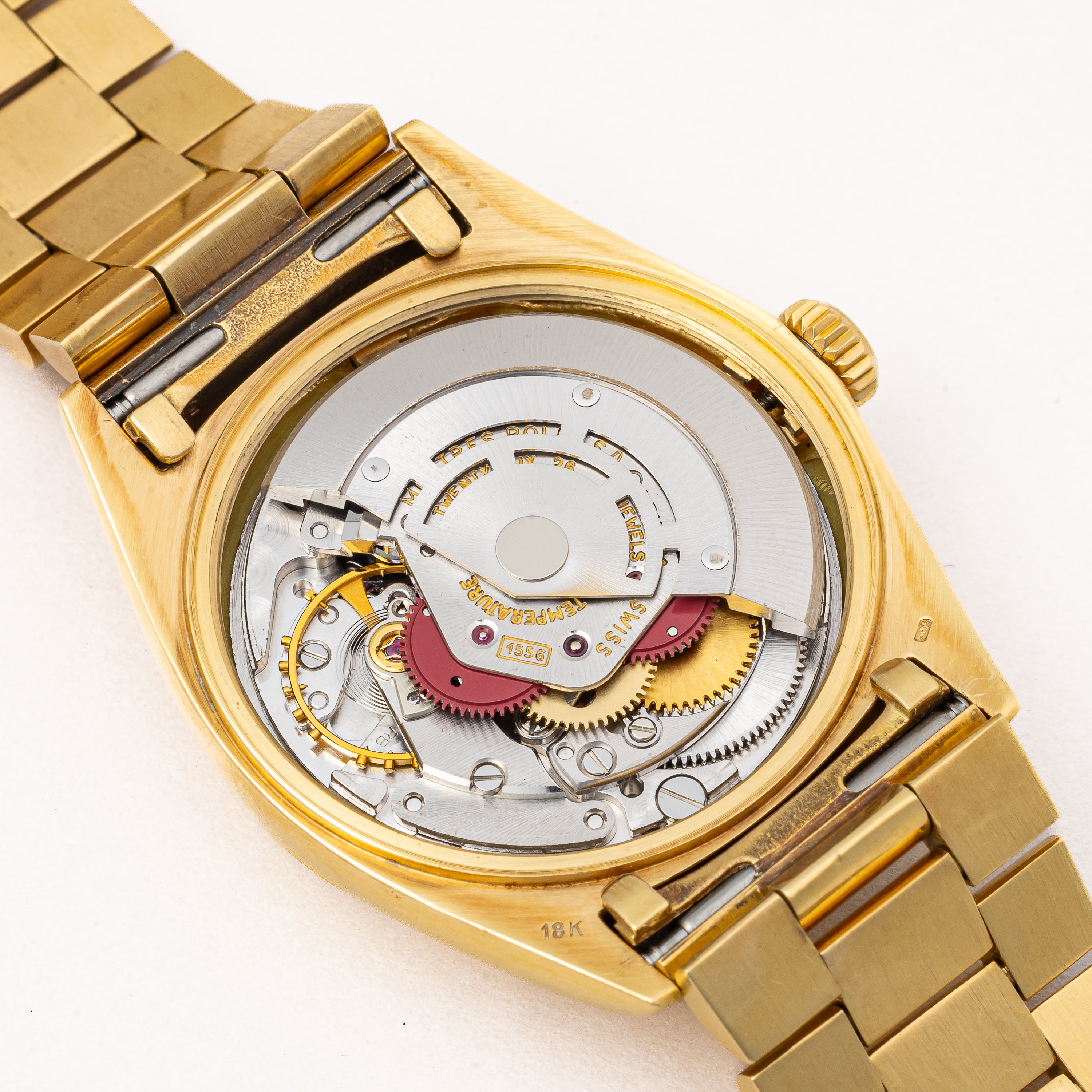 ロレックス デイデイト 1971年製 Ref.1803 18金無垢 シャンパンダイヤル 純正ブレス付き 夜光無し