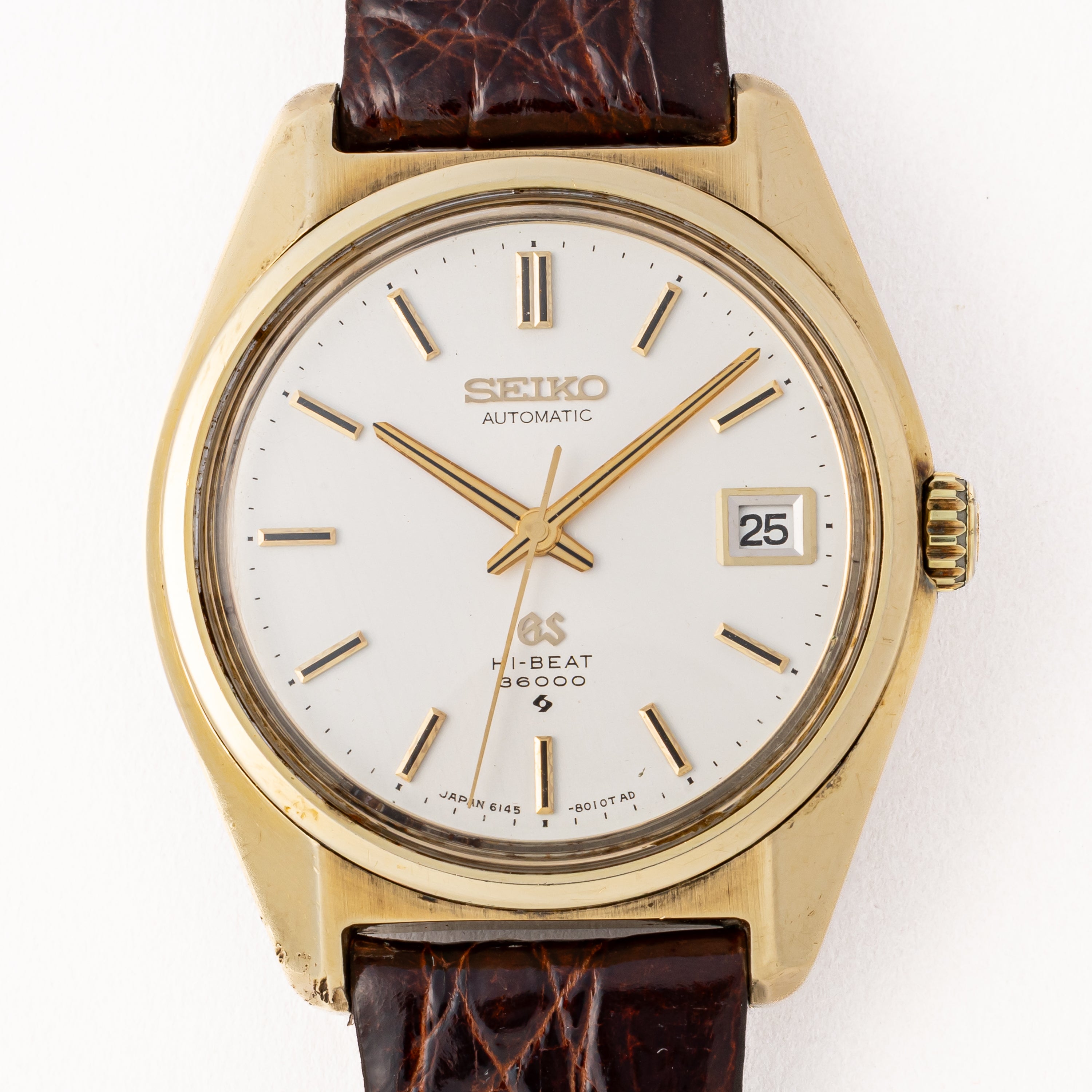 グランドセイコー 1969年製 Ref.6145-8000 CAPゴールドケース 10振動自動巻き 36000 61GS