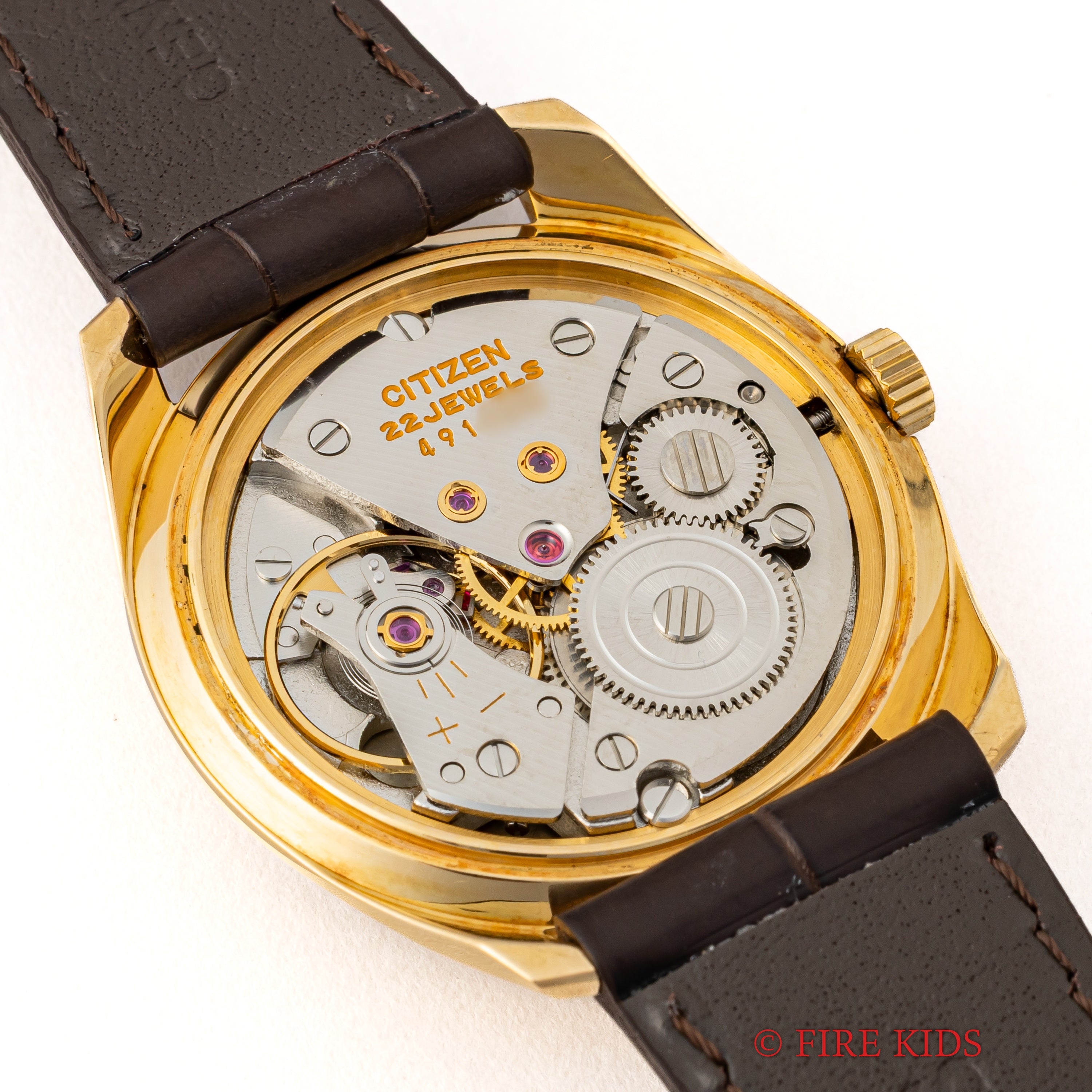 シチズン 18金無垢クロノメーター 1971年製 手巻 Cal.0920 18KYG