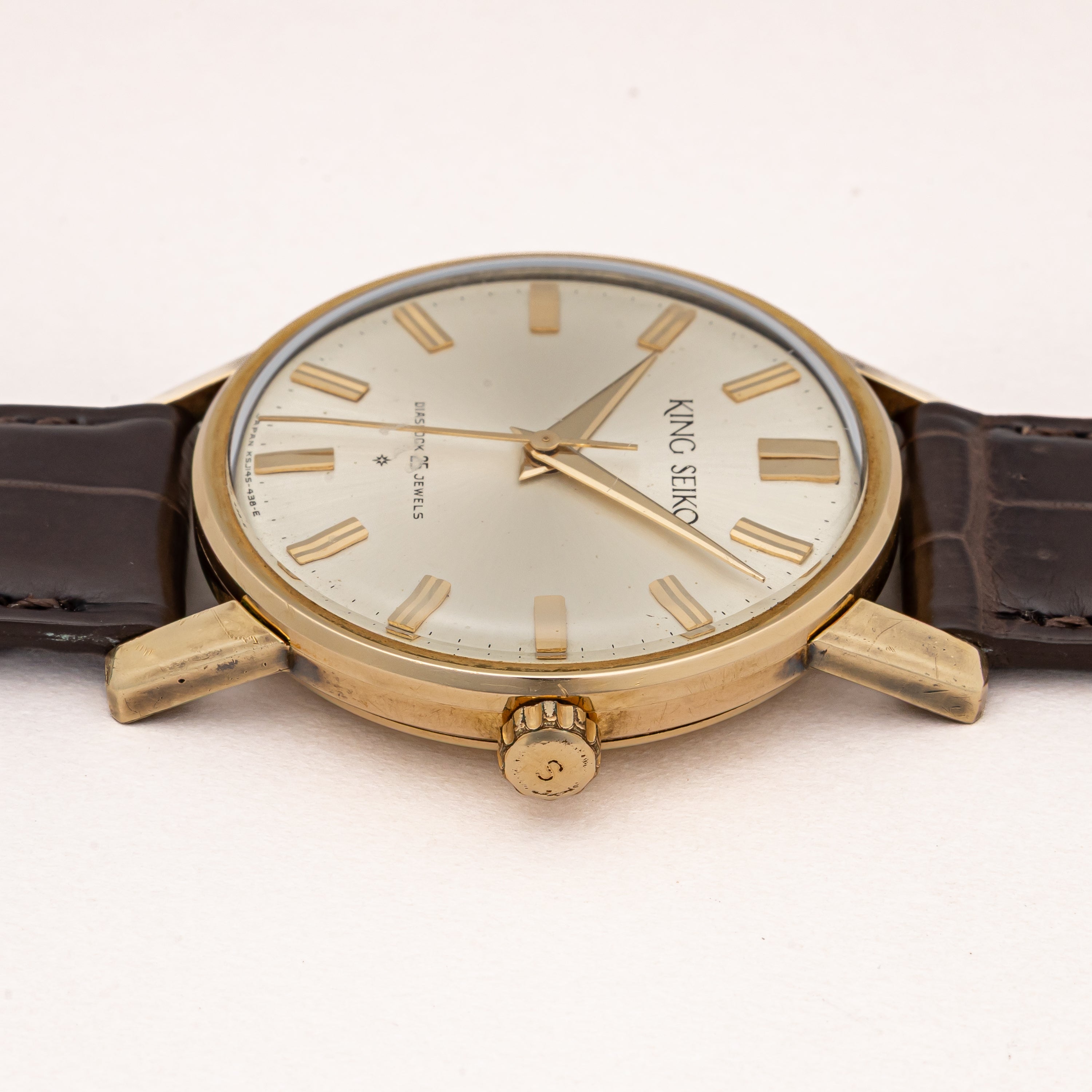 キングセイコー ファーストモデル 1962年製 Ref.J14102E 金張り SDダイヤル 手巻き