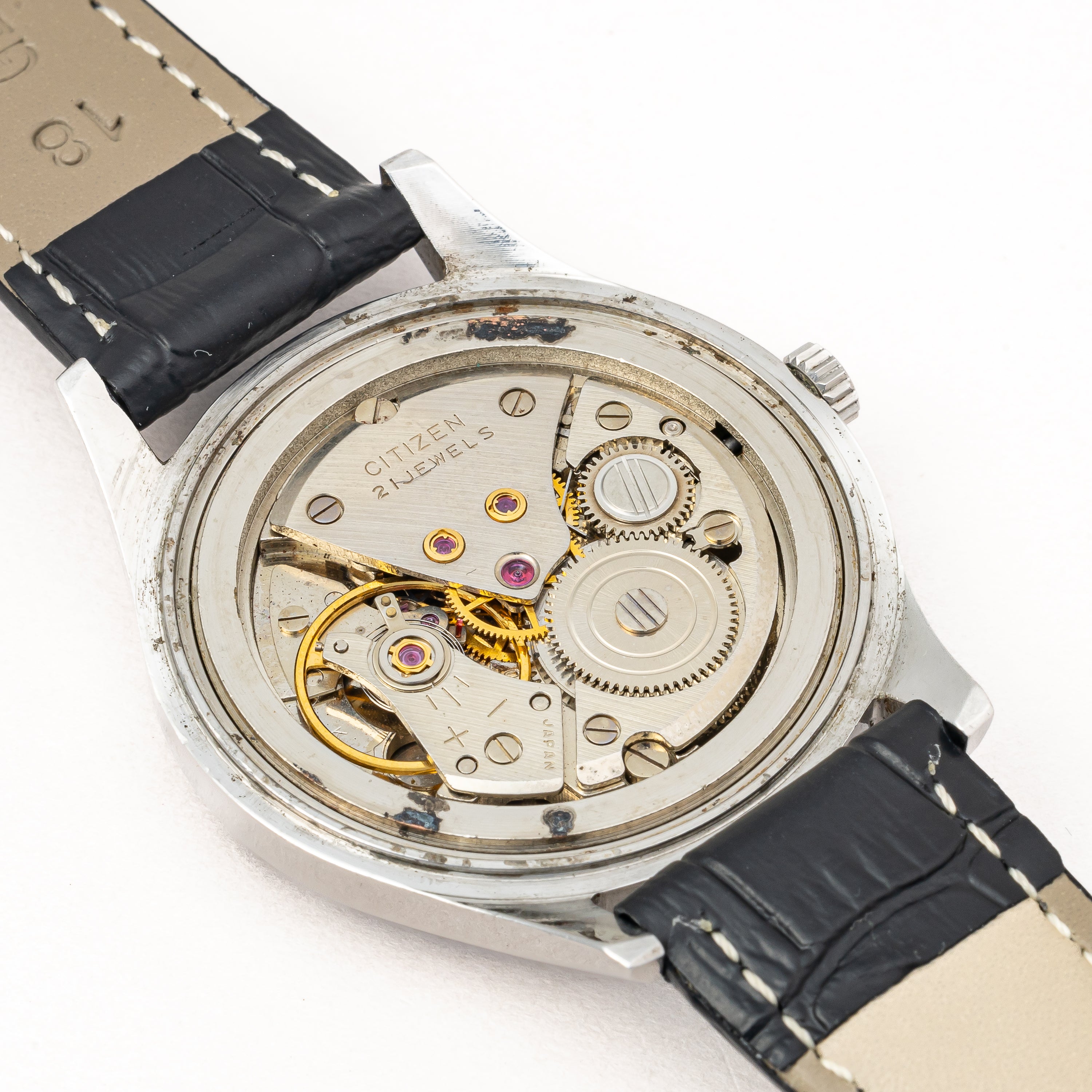 シチズン ホーマー 国鉄 1978年製 門鉄 鉄道時計 手巻き 秒針規制装置