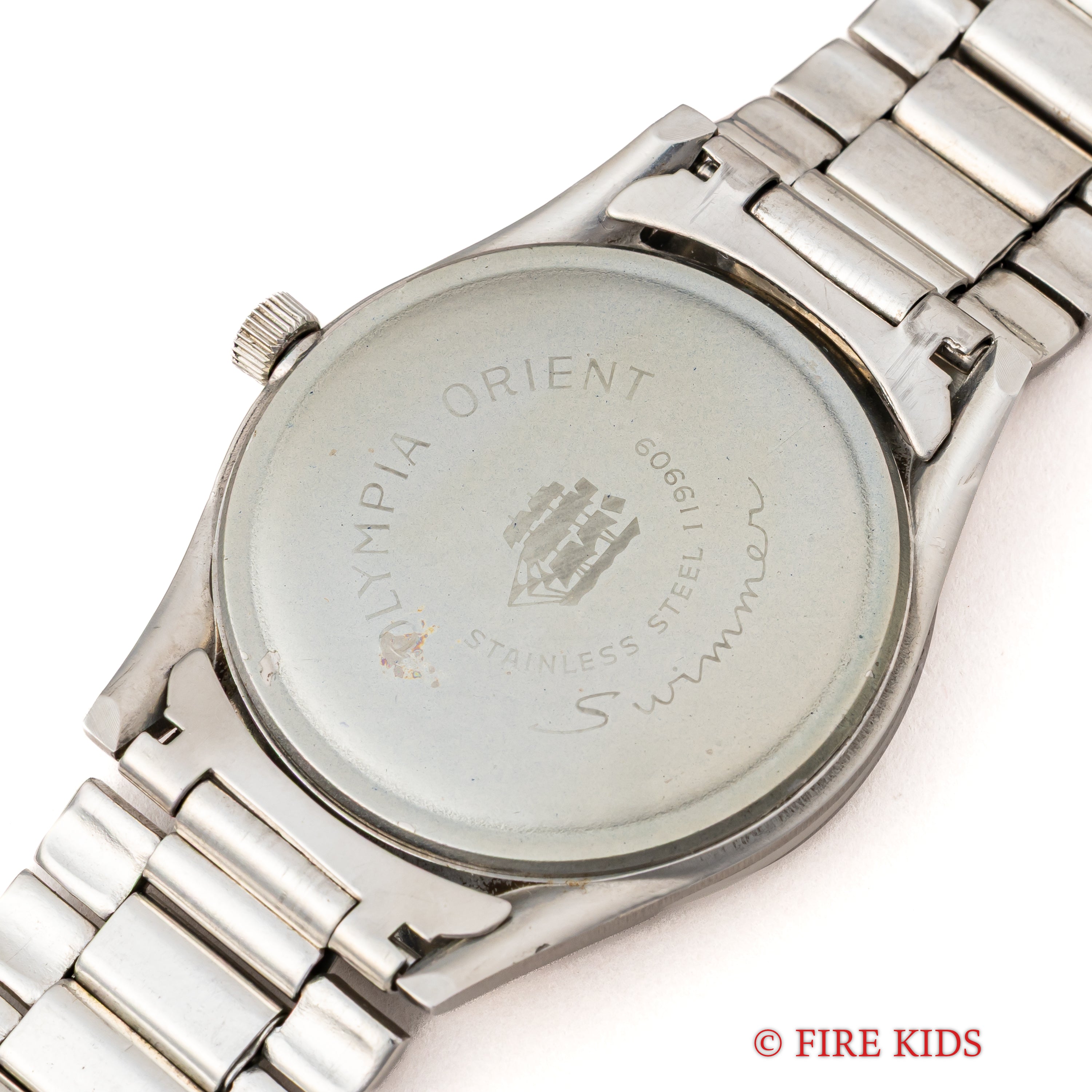 オリンピアオリエント スイマー 21石 手巻き 1960年代製 Ref.119909 フラットベゼル