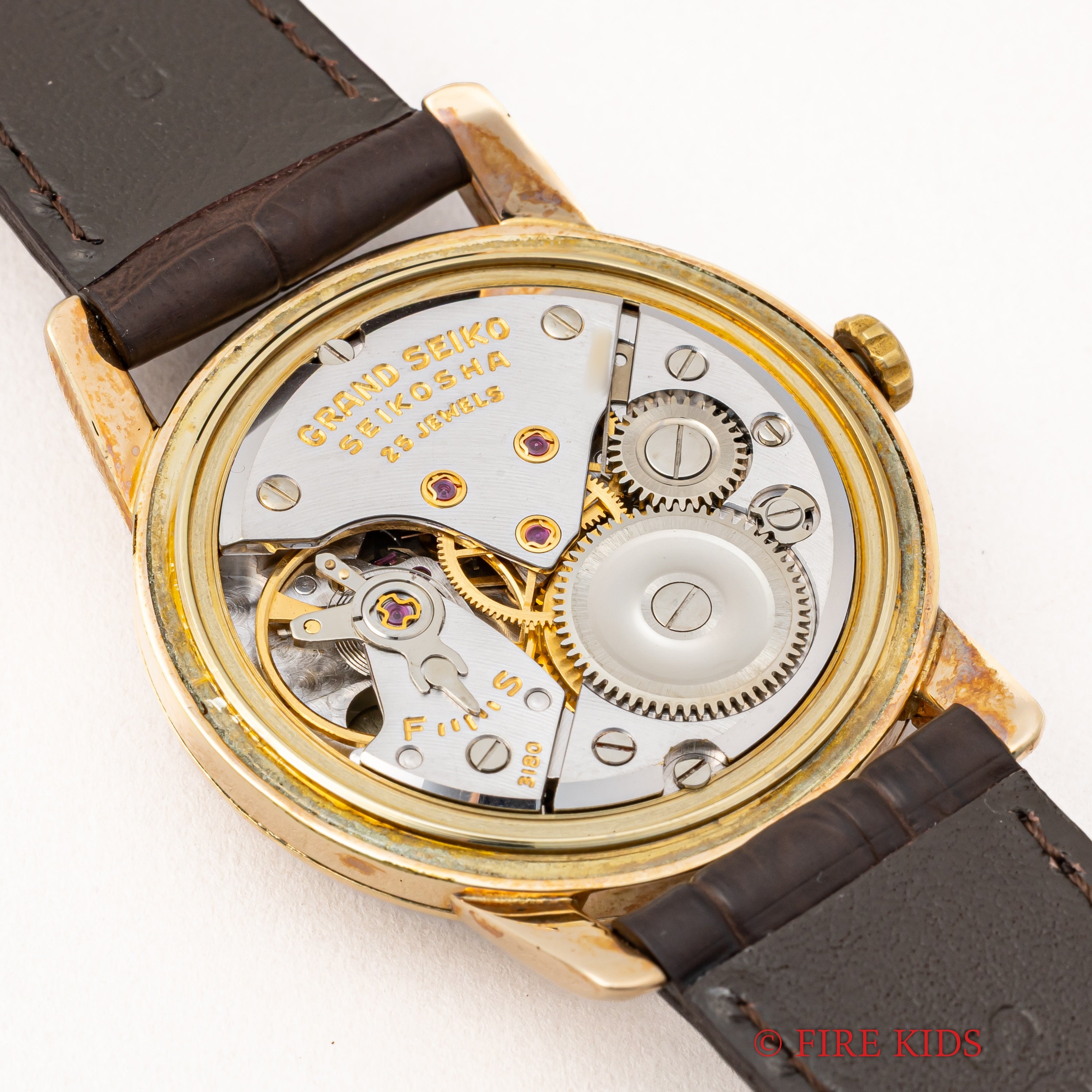 グランドセイコー ファーストモデル 1962年製 Ref.J14070E GS アップライトダイヤル メーカー修理明細