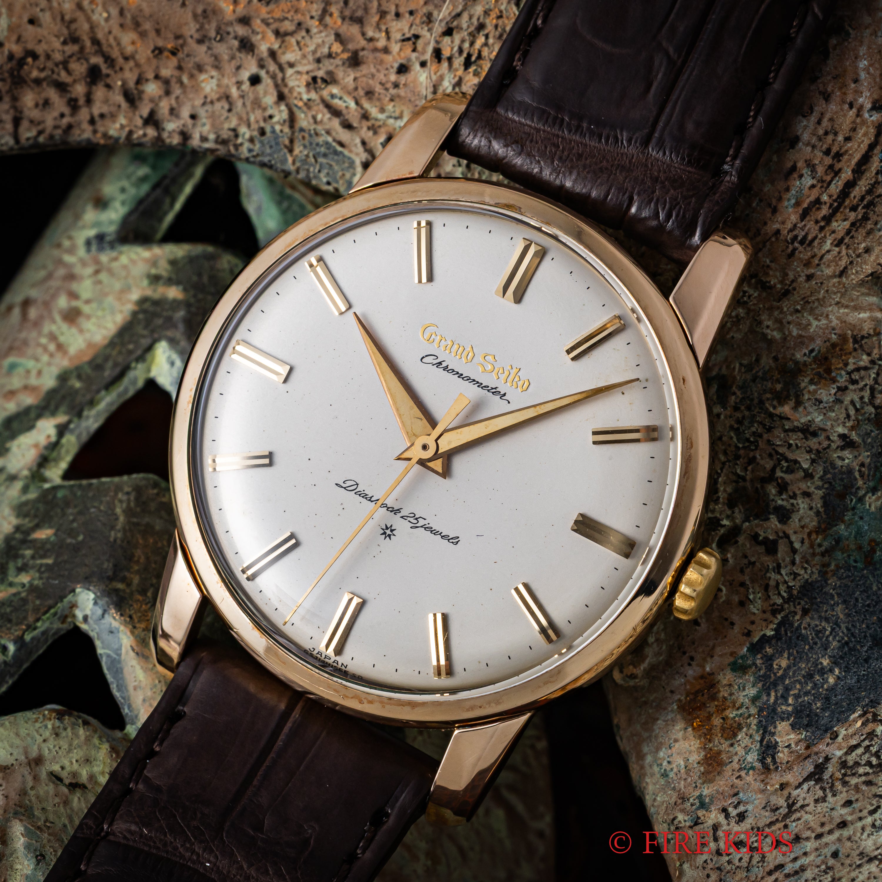 グランドセイコー ファーストモデル 1962年製 Ref.J14070E GS アップライトダイヤル メーカー修理明細