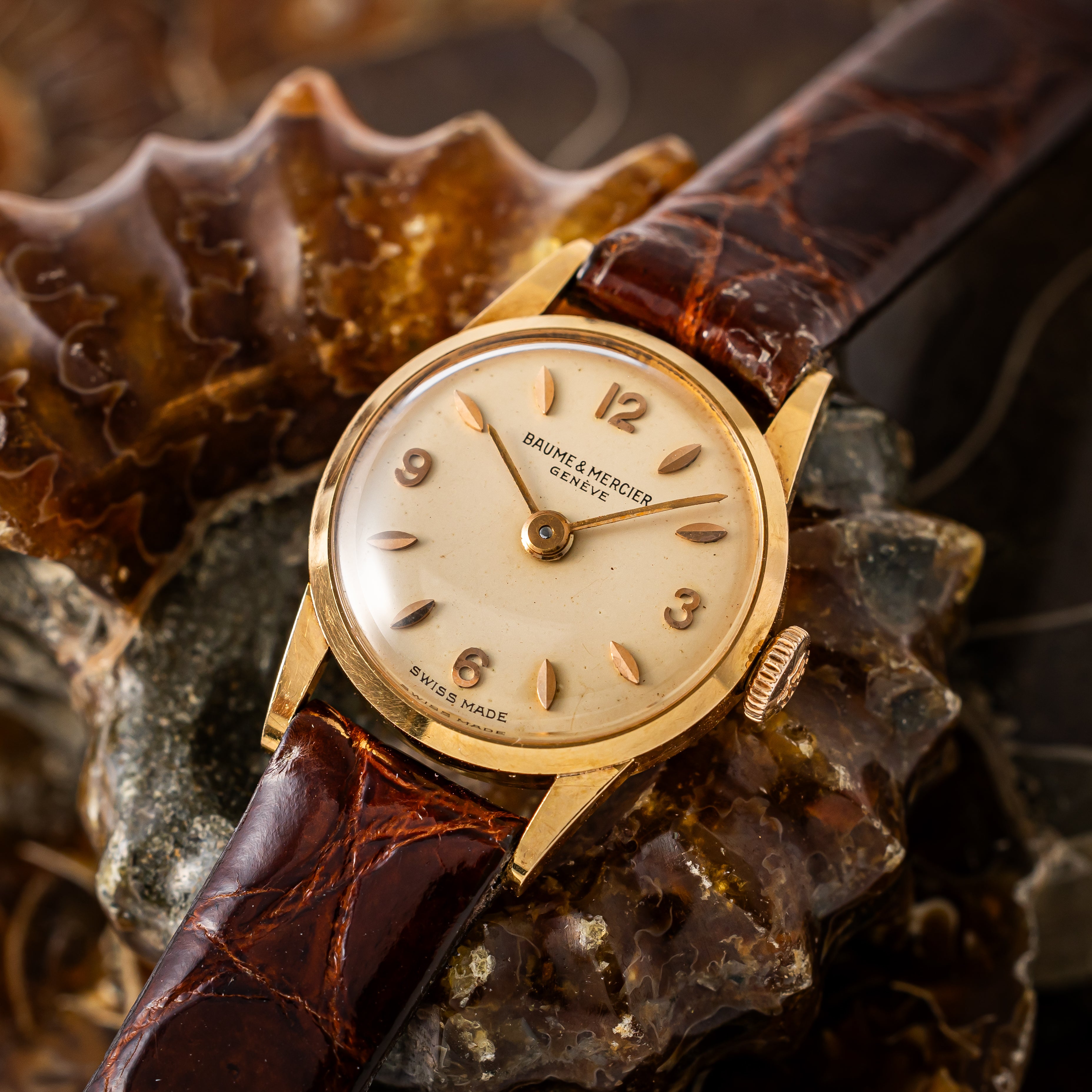 ボーム&メルシエ レディース 18金無垢 1950年代製 手巻き Ref.36365 1