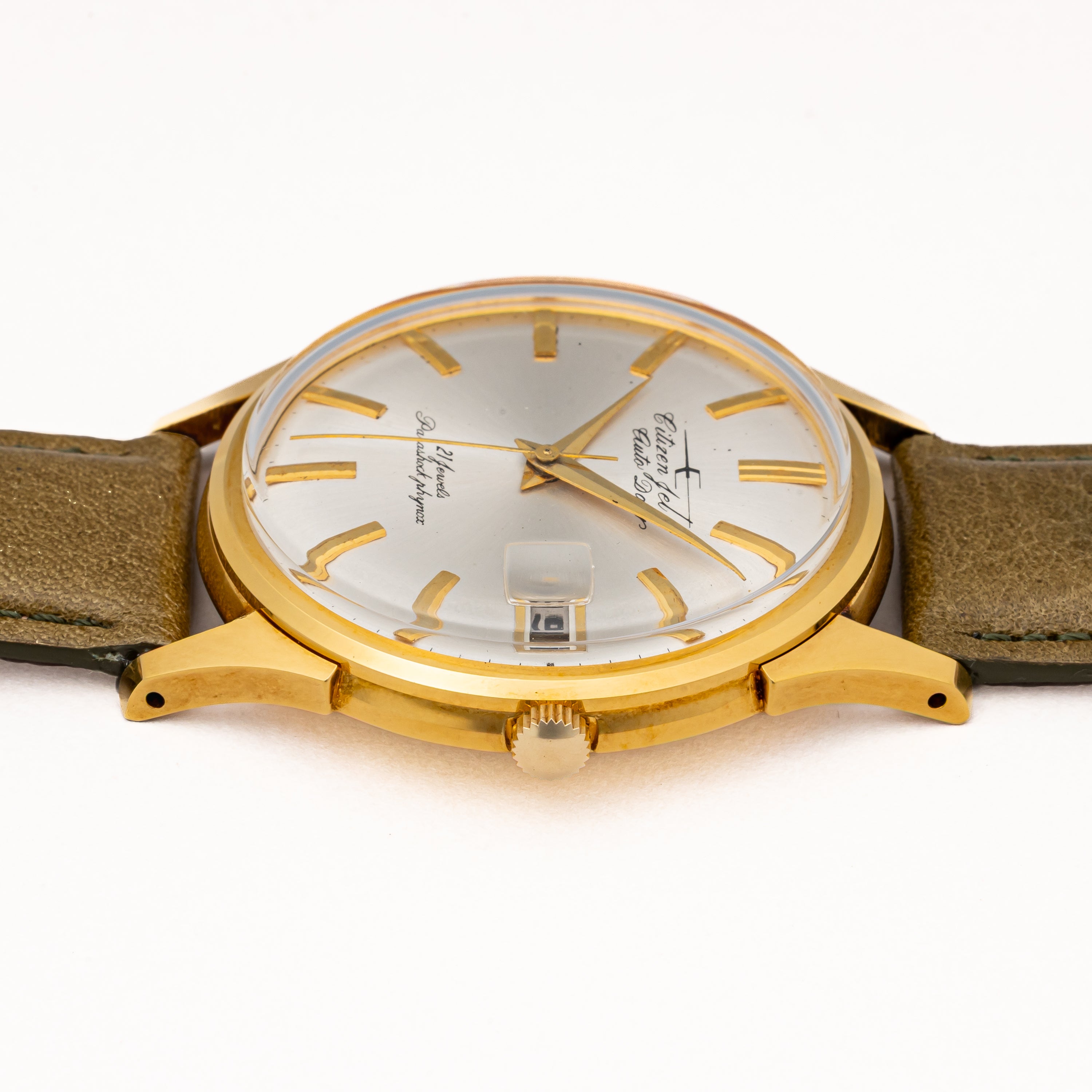 シチズン ジェット オートデーター 38mmケース 自動巻き 21石 1963年製 Ref.AD515703