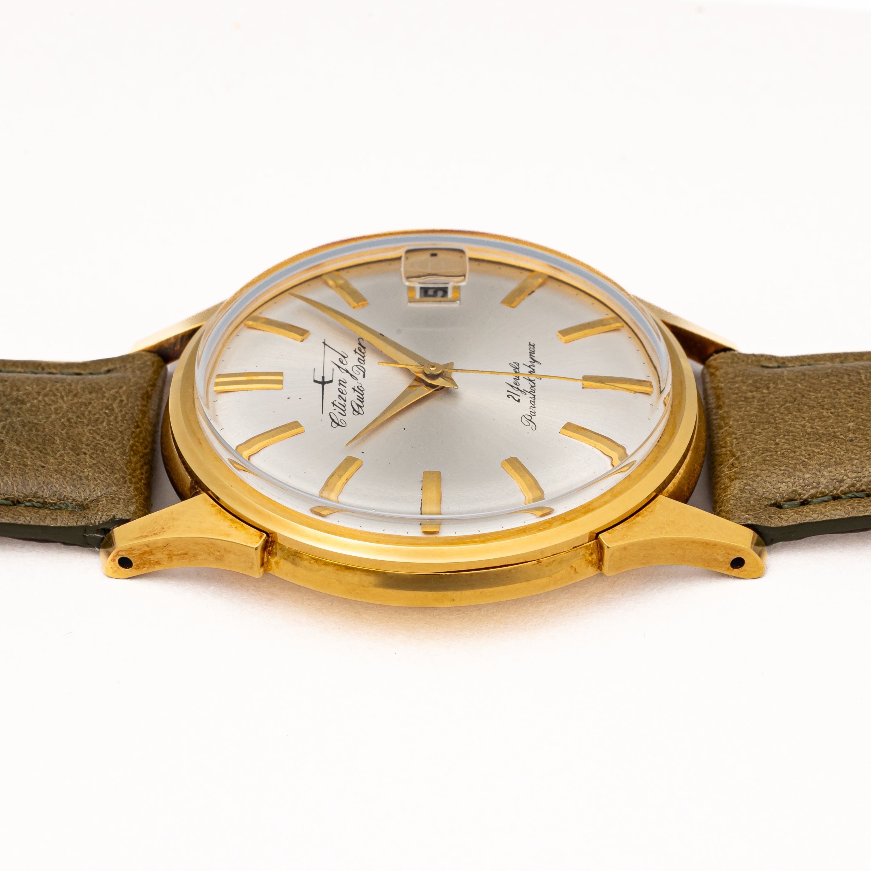 シチズン ジェット オートデーター 38mmケース 自動巻き 21石 1963年製 Ref.AD515703