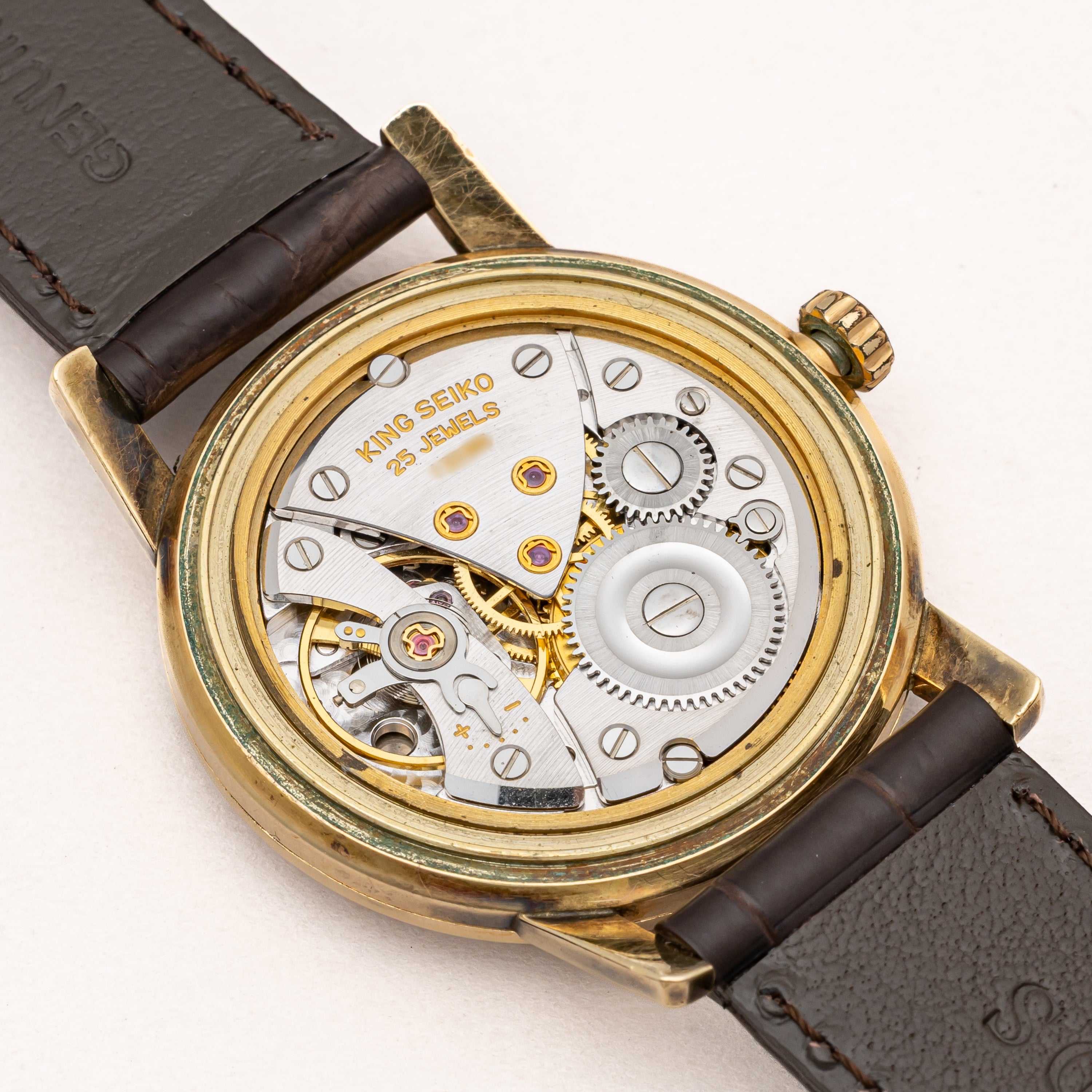 キングセイコー ファーストモデル 1962年製 Ref.J14102E 金張り SDダイヤル 手巻き