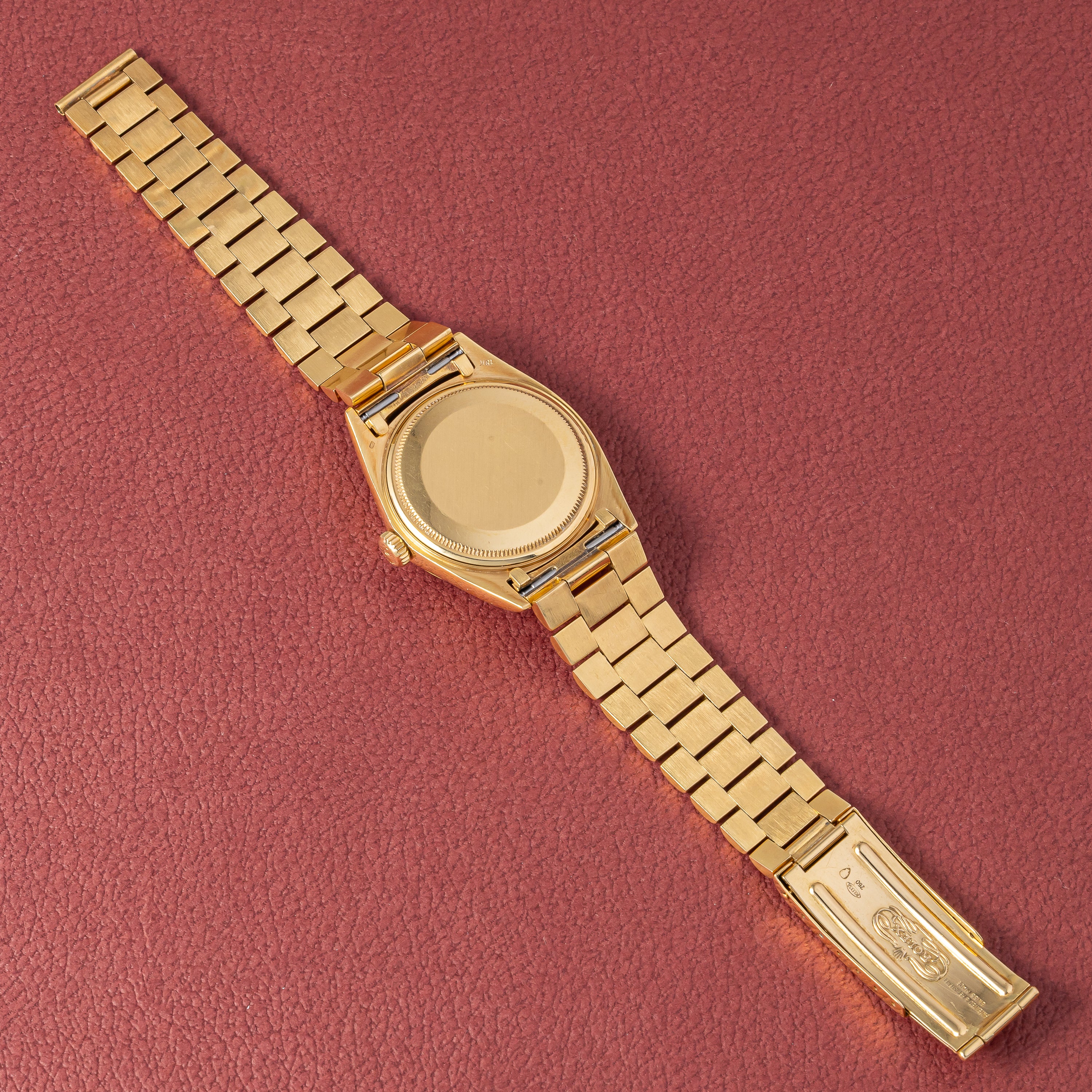 ロレックス デイデイト 1971年製 Ref.1803 18金無垢 シャンパンダイヤル 純正ブレス付き 夜光無し