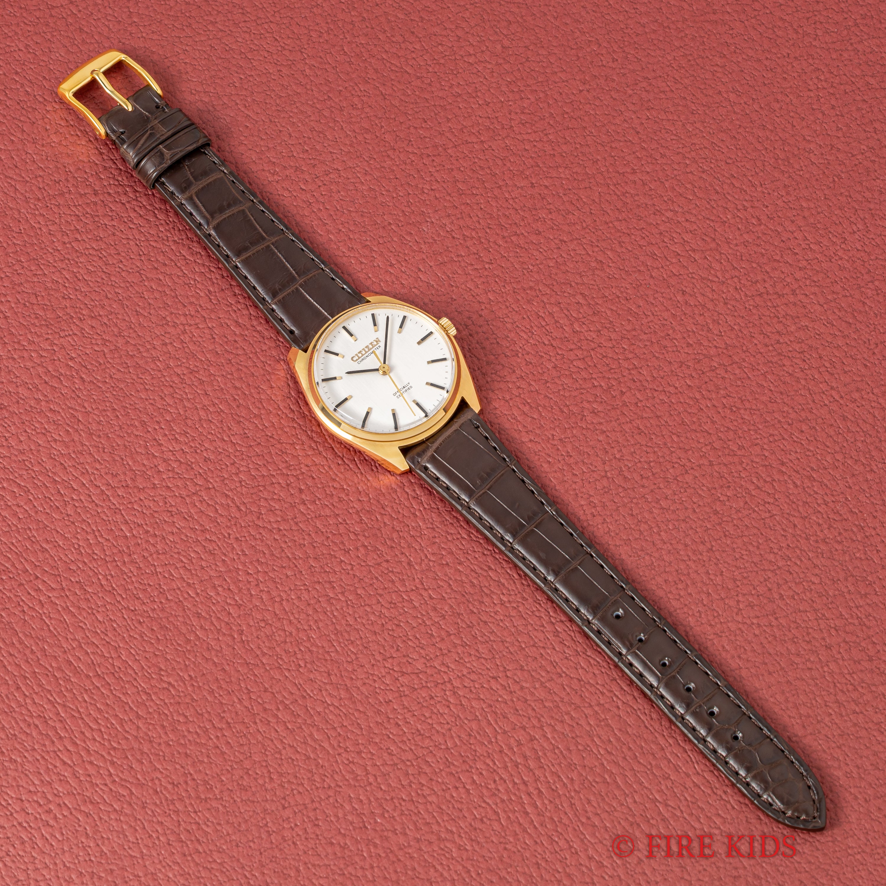 シチズン 18金無垢クロノメーター 1971年製 手巻 Cal.0920 18KYG