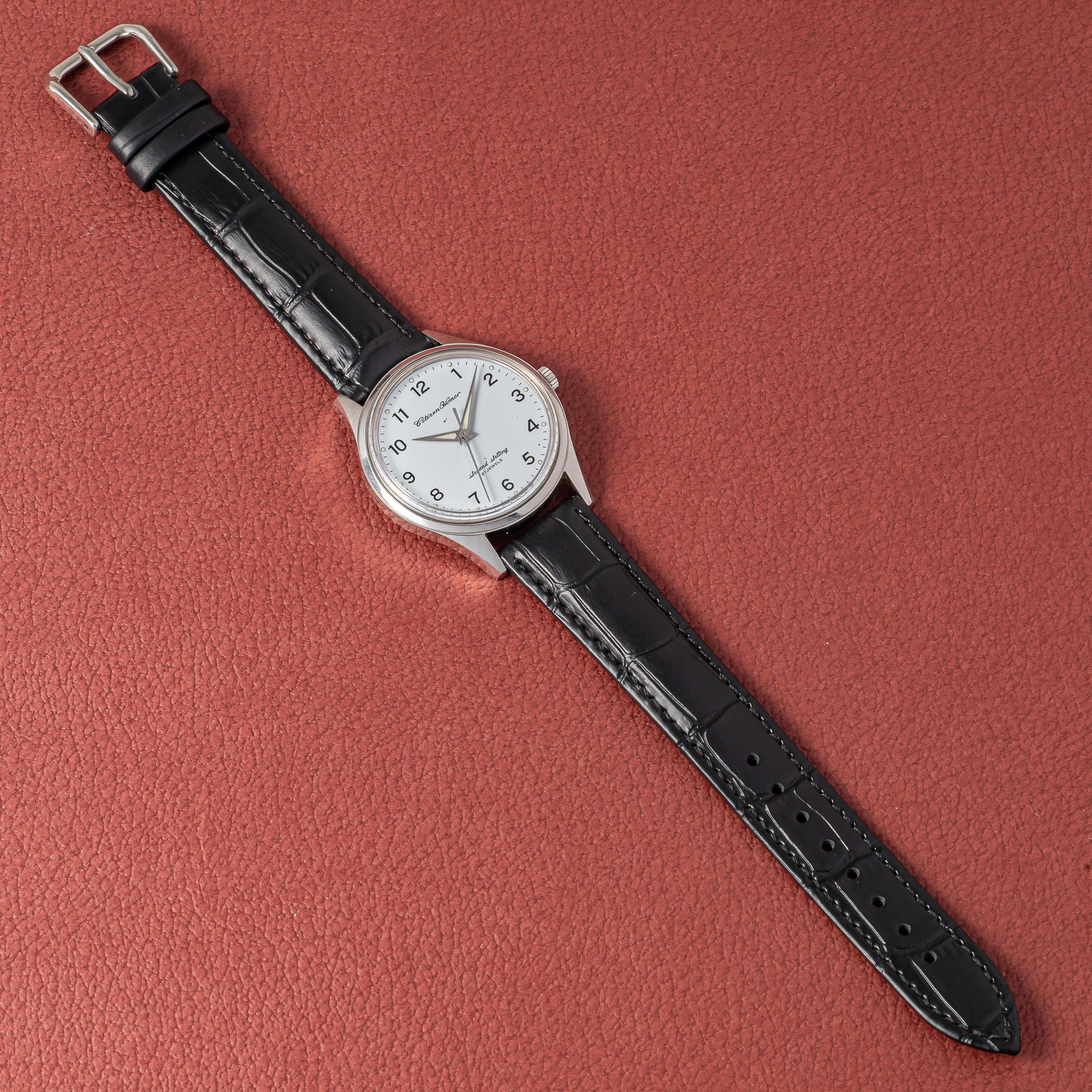 シチズン ホーマー 国鉄 1978年製 門鉄 鉄道時計 手巻き 秒針規制装置