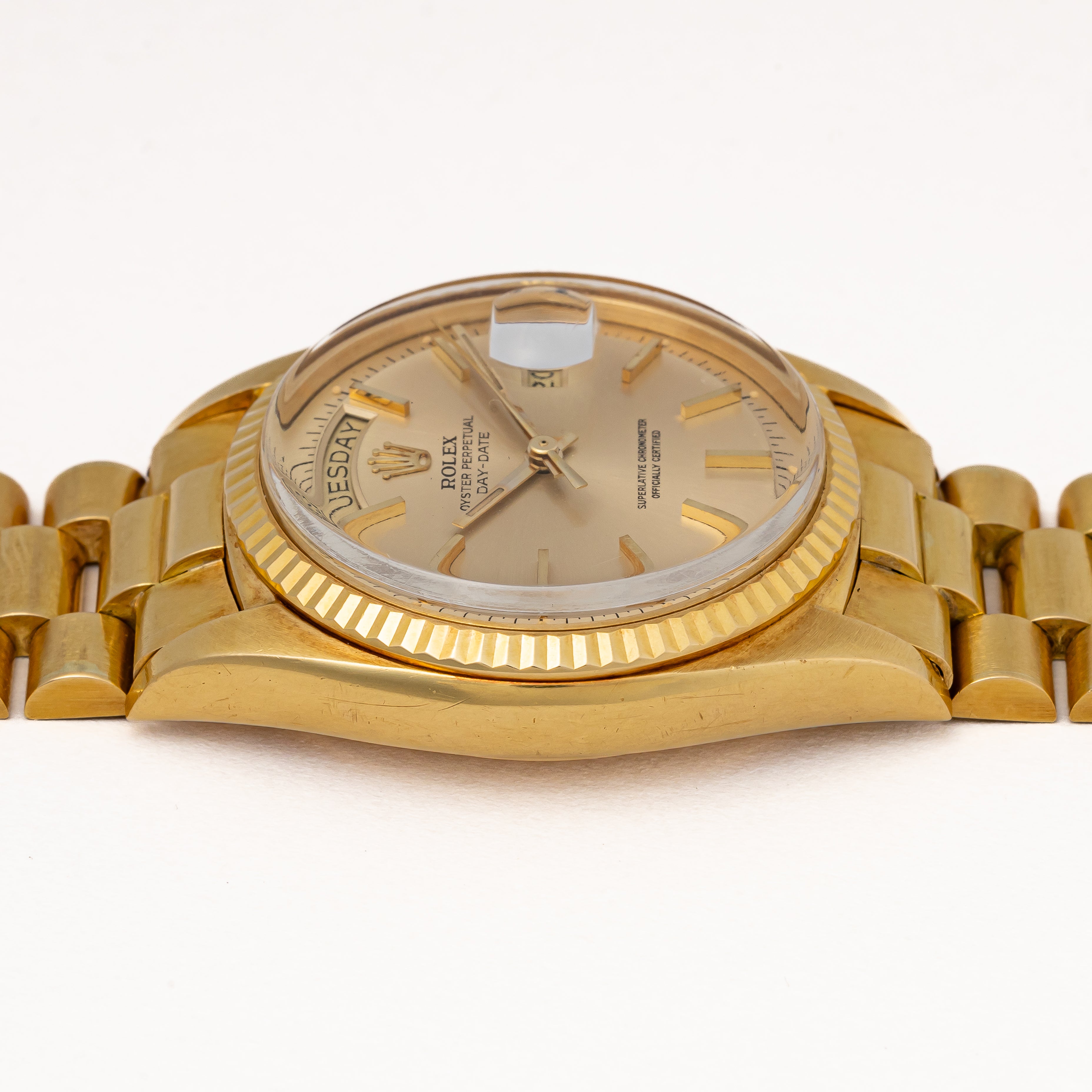 ロレックス デイデイト 1972年製 18金イエローゴールド Ref.1803 シャンパンゴールドダイヤル