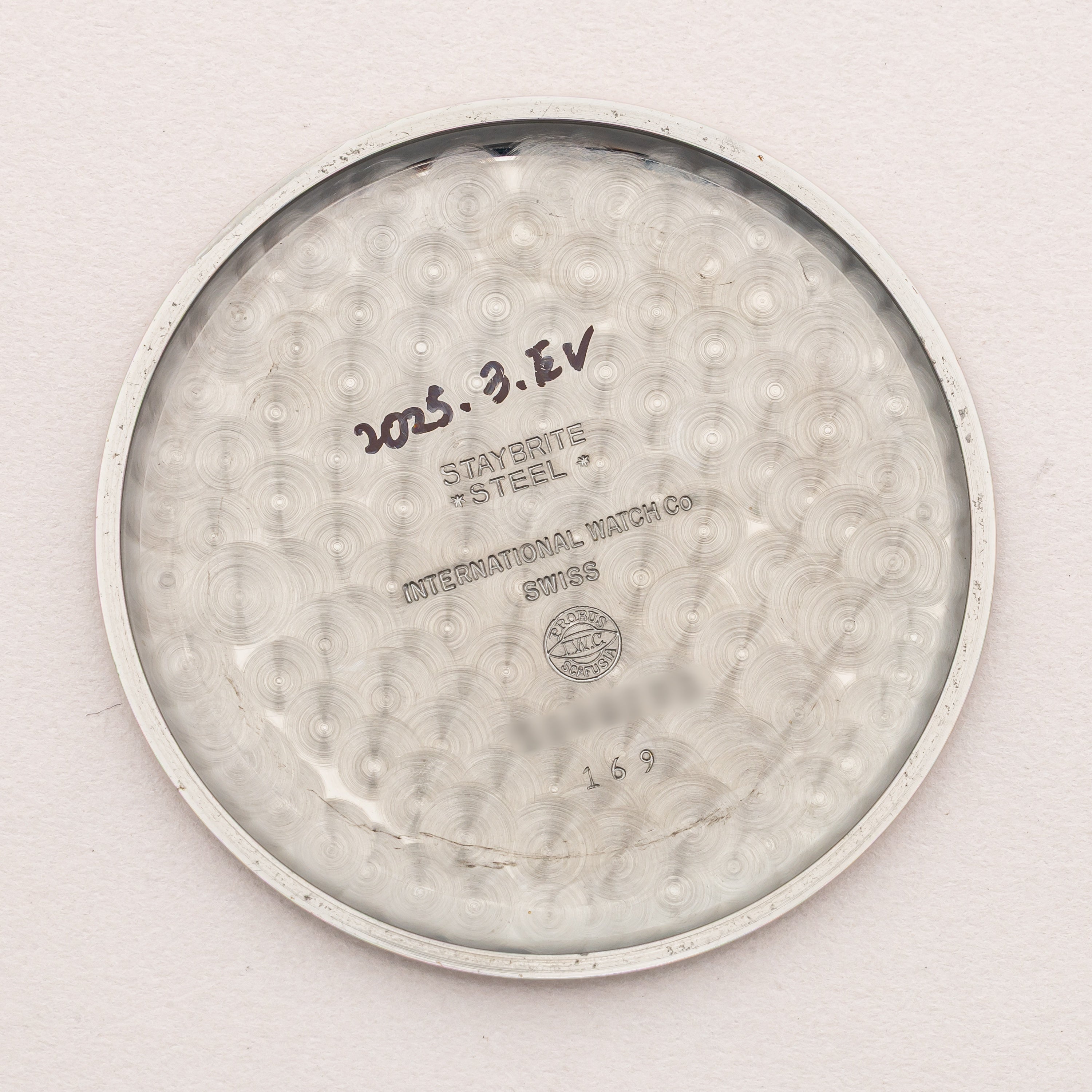 IWC 懐中時計 Cal.97 スモールセコンド 1961年製